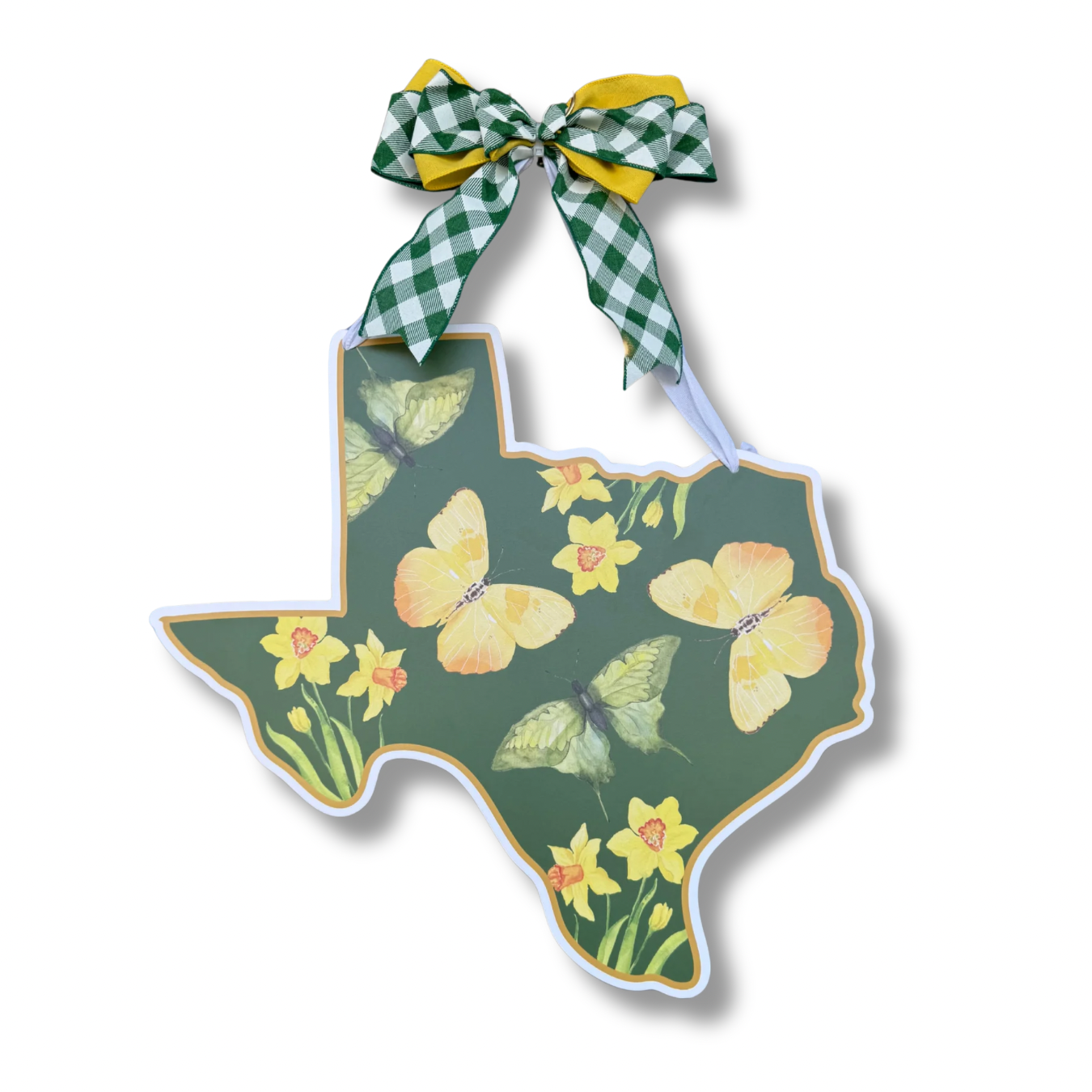 FPE x Catherine Cartie Green and Gold Texas Door Hanger