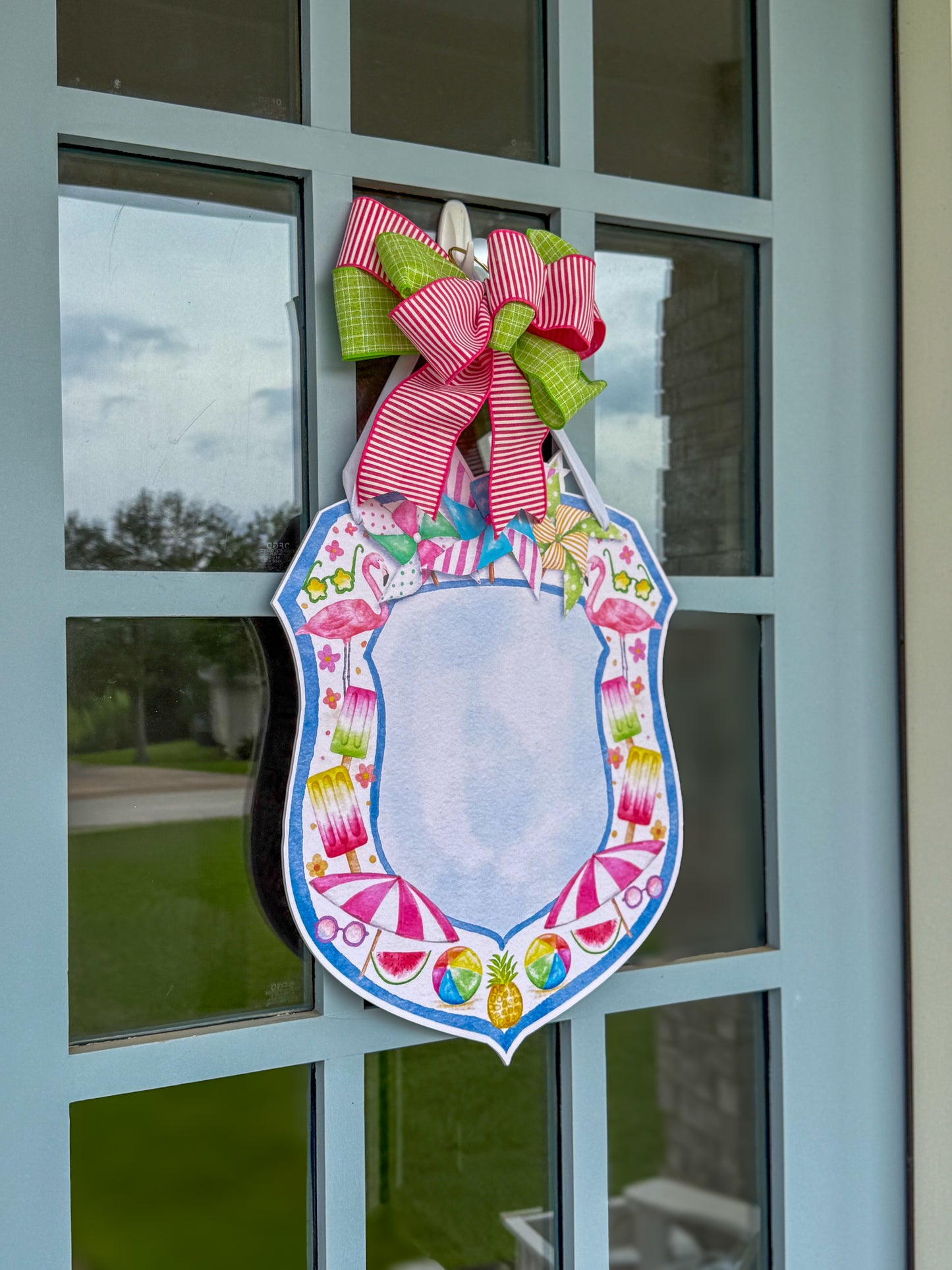 Fireworks & Flip Flops- Door Hanger