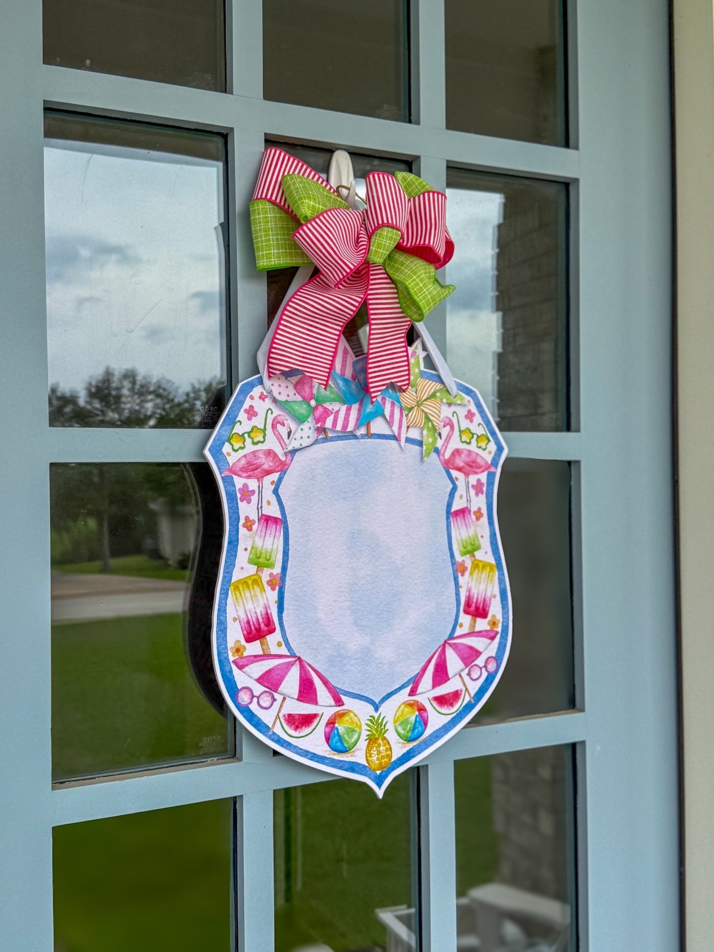 Fireworks & Flip Flops- Door Hanger