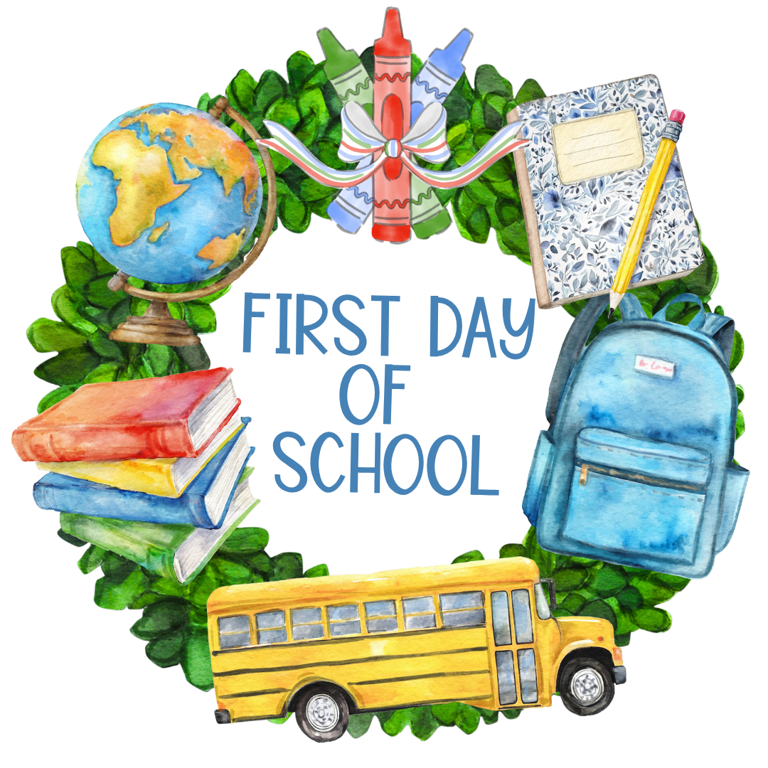 First/Last Day of School (Reversible) Door Hanger
