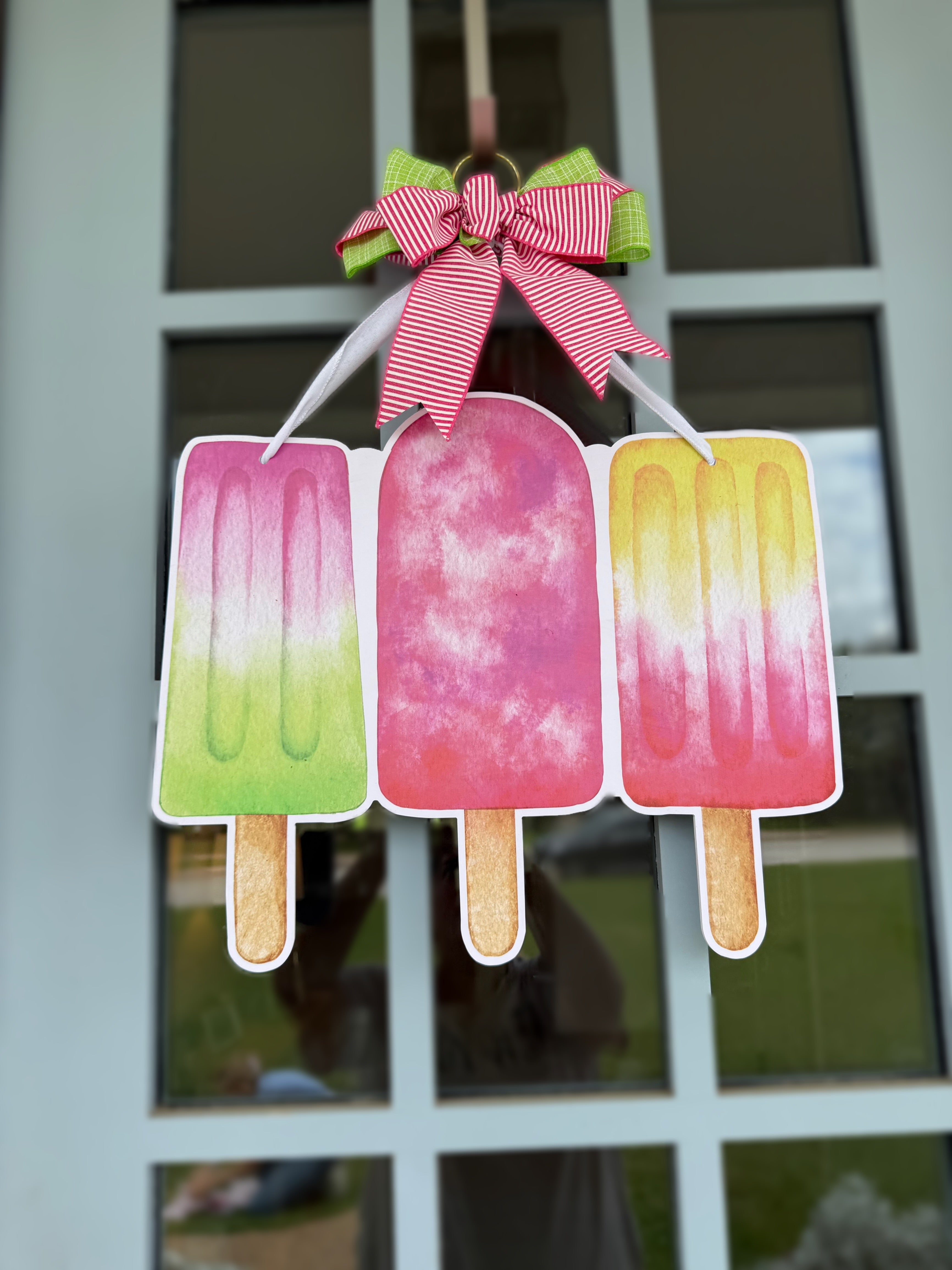 Frozen Treat Trio Door Hanger