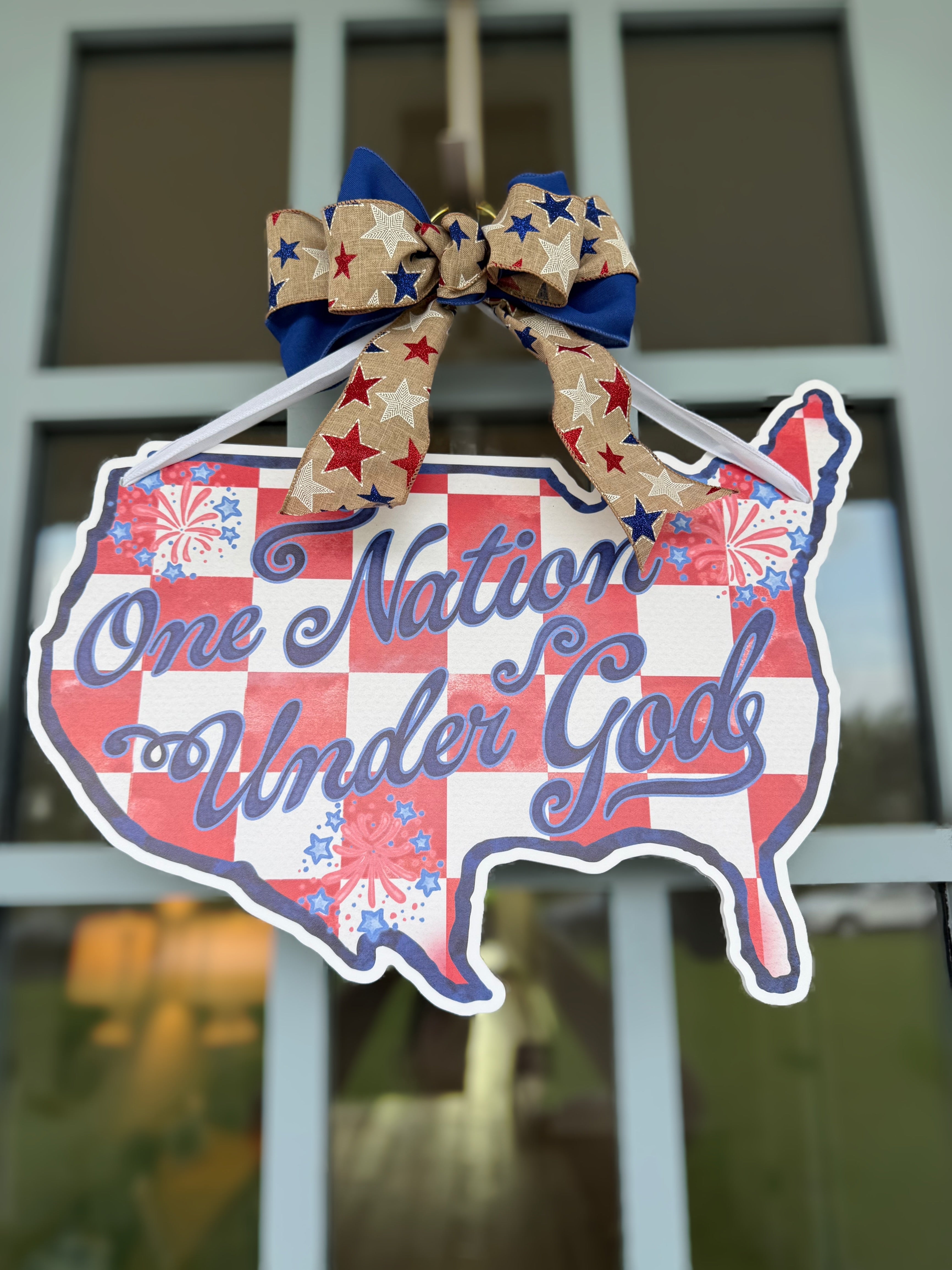 Faith And Freedom Door Hanger