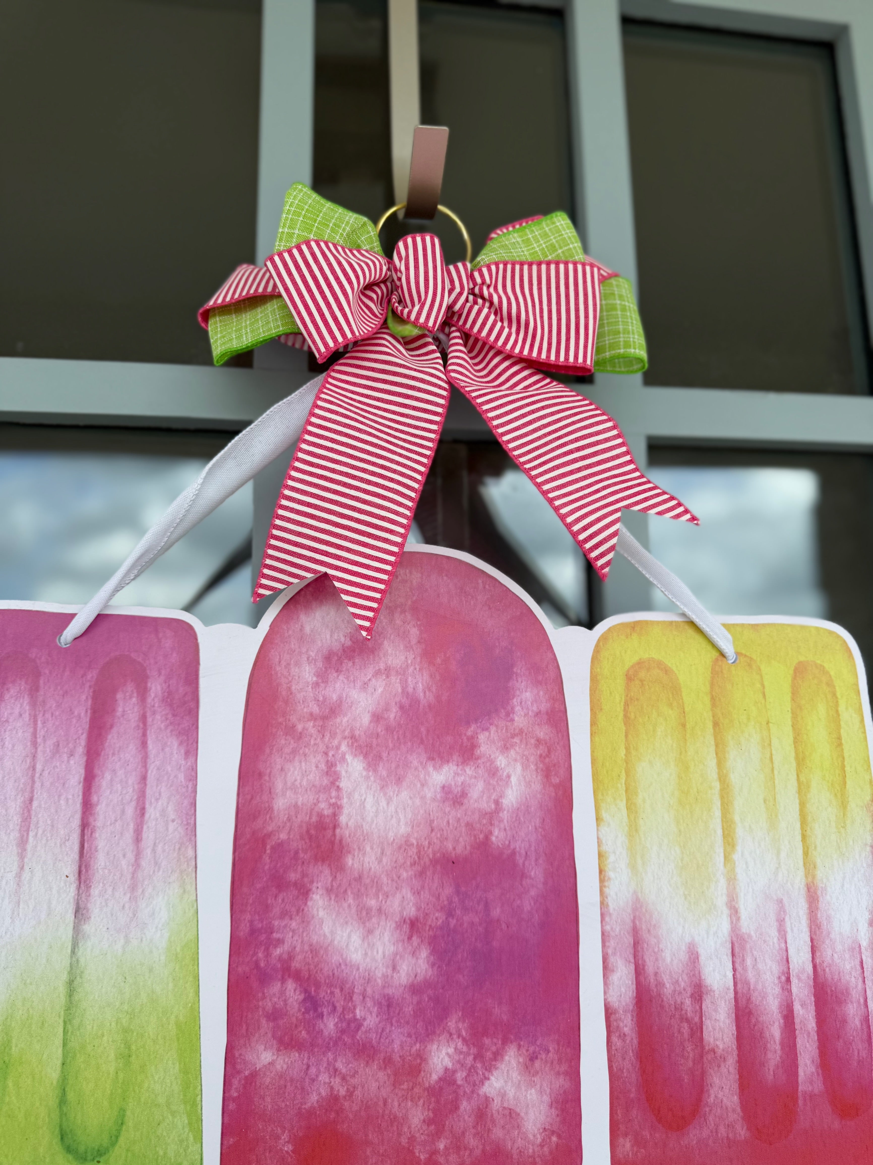 Frozen Treat Trio Door Hanger