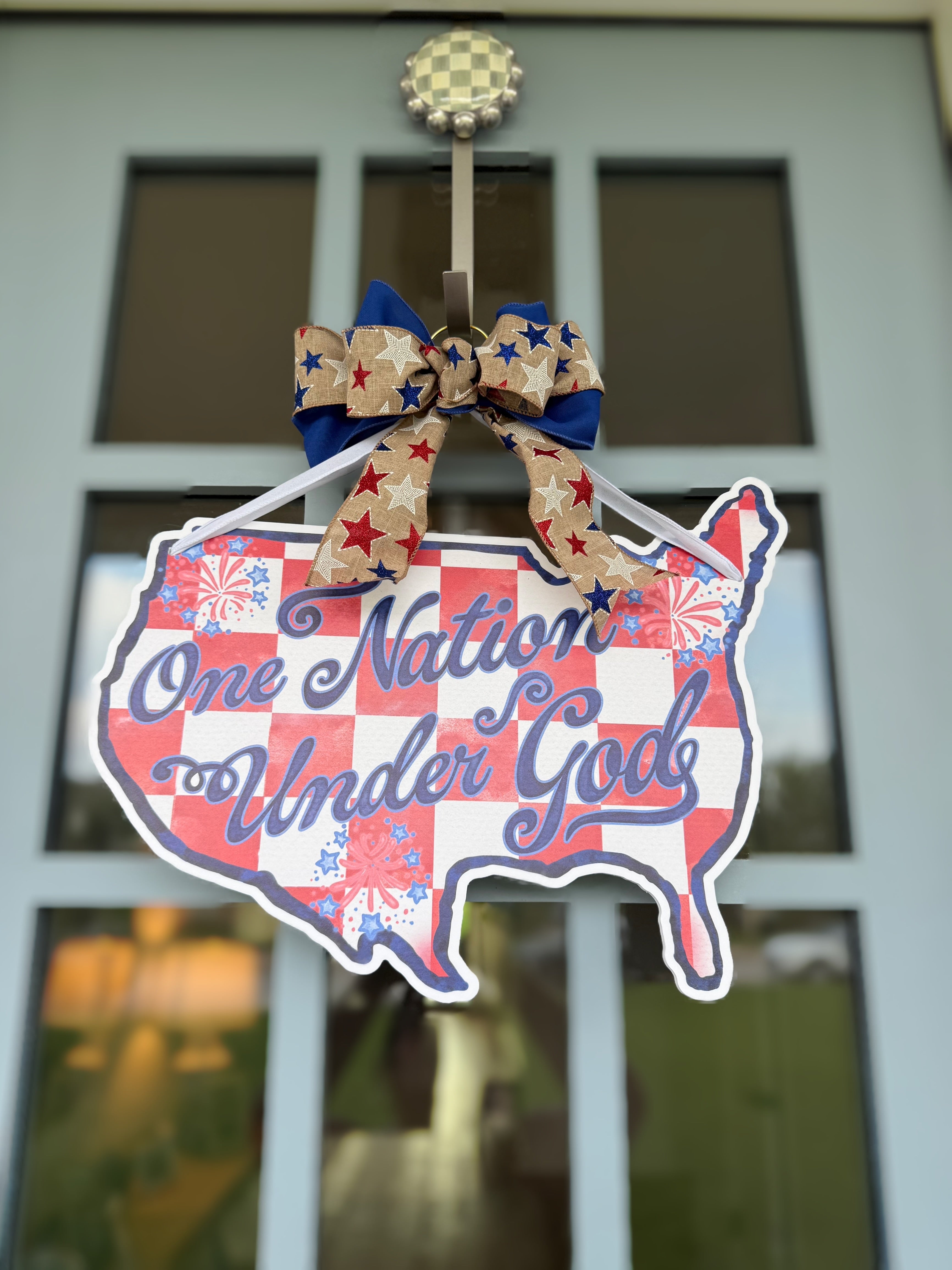 Faith And Freedom Door Hanger