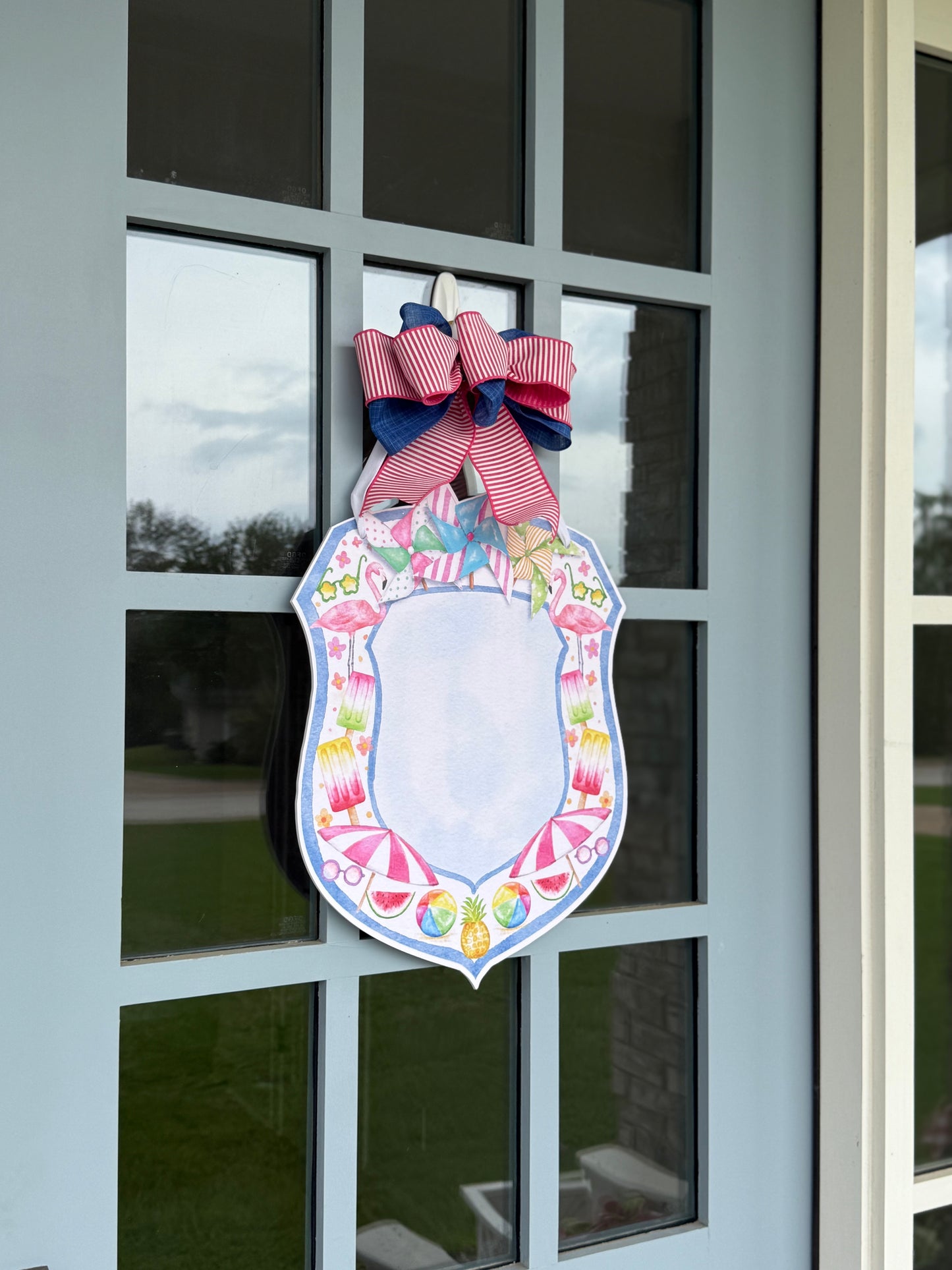 Fireworks & Flip Flops- Door Hanger