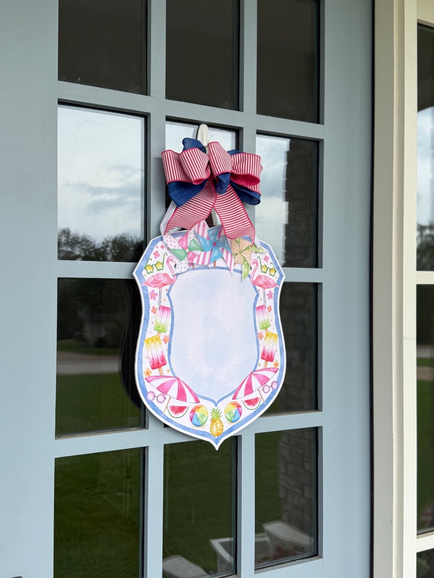 Fireworks & Flip Flops- Door Hanger
