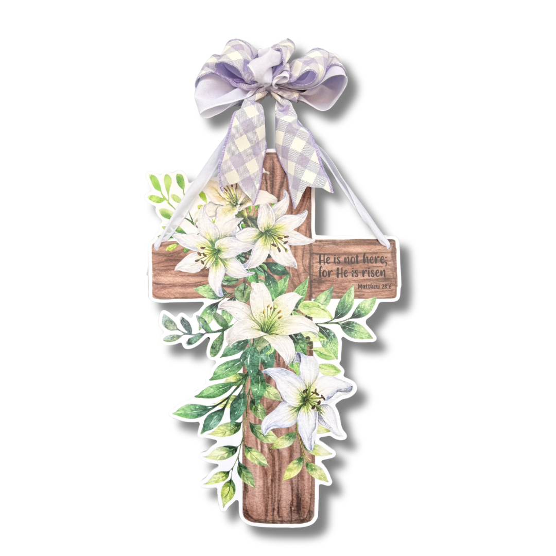 He is Risen Door Hanger
