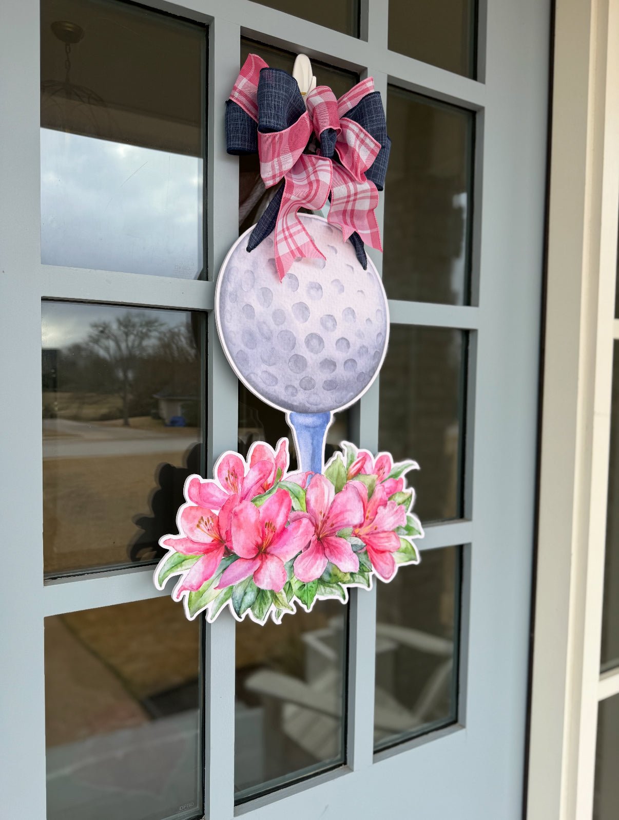 Fairway Floral- Door Hanger