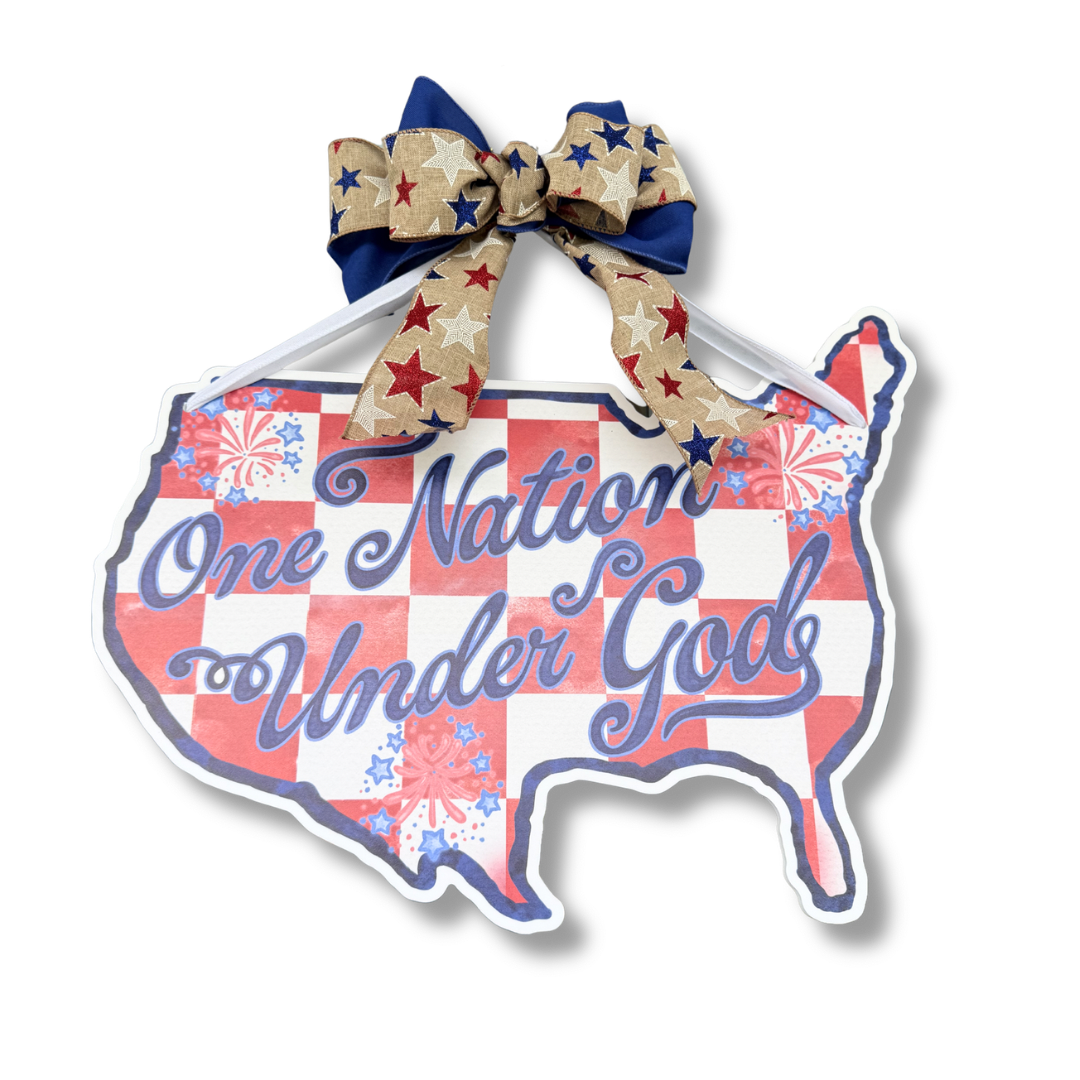 Faith And Freedom Door Hanger