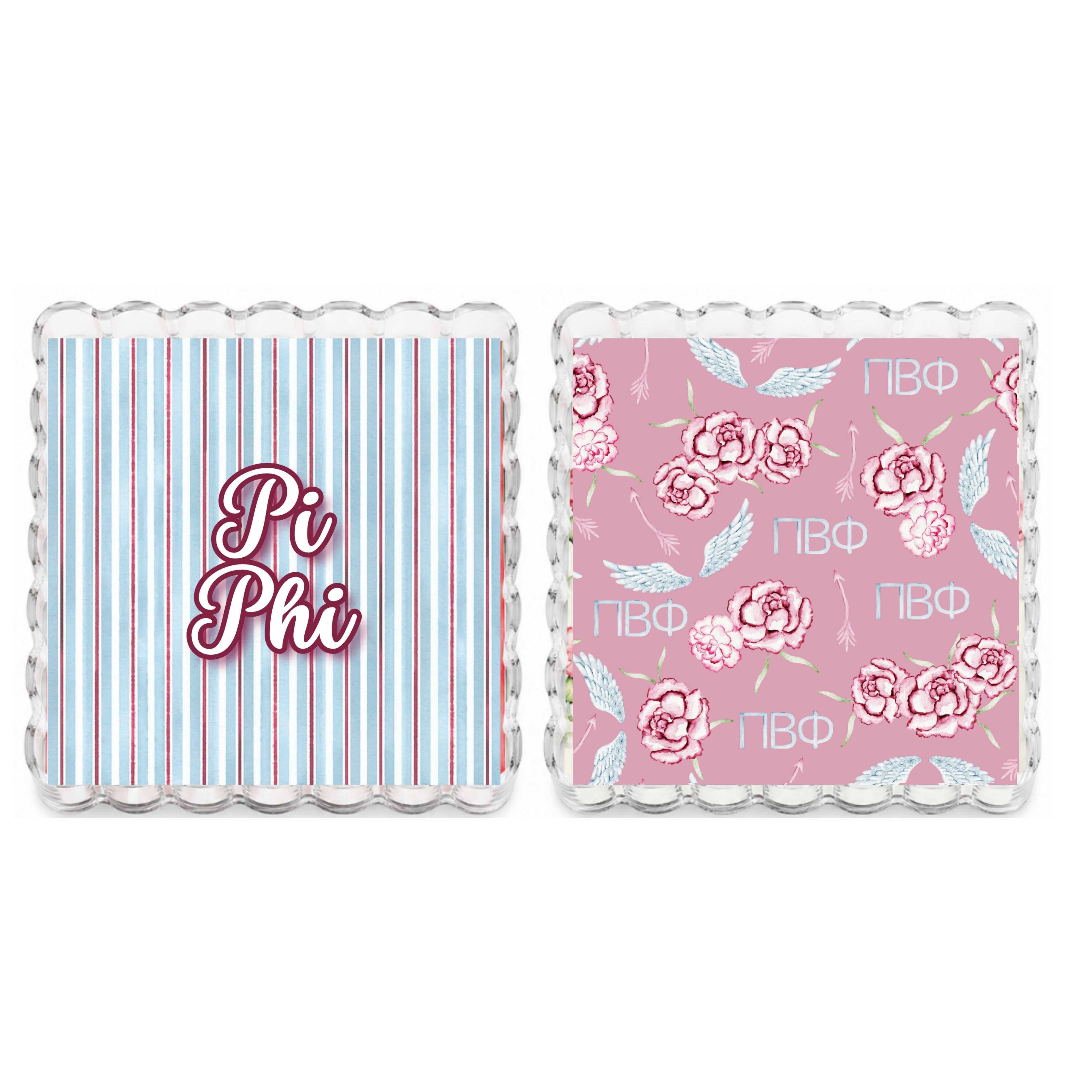 Pi Beta Phi Reversible & Interchangeable Trinket Tray
