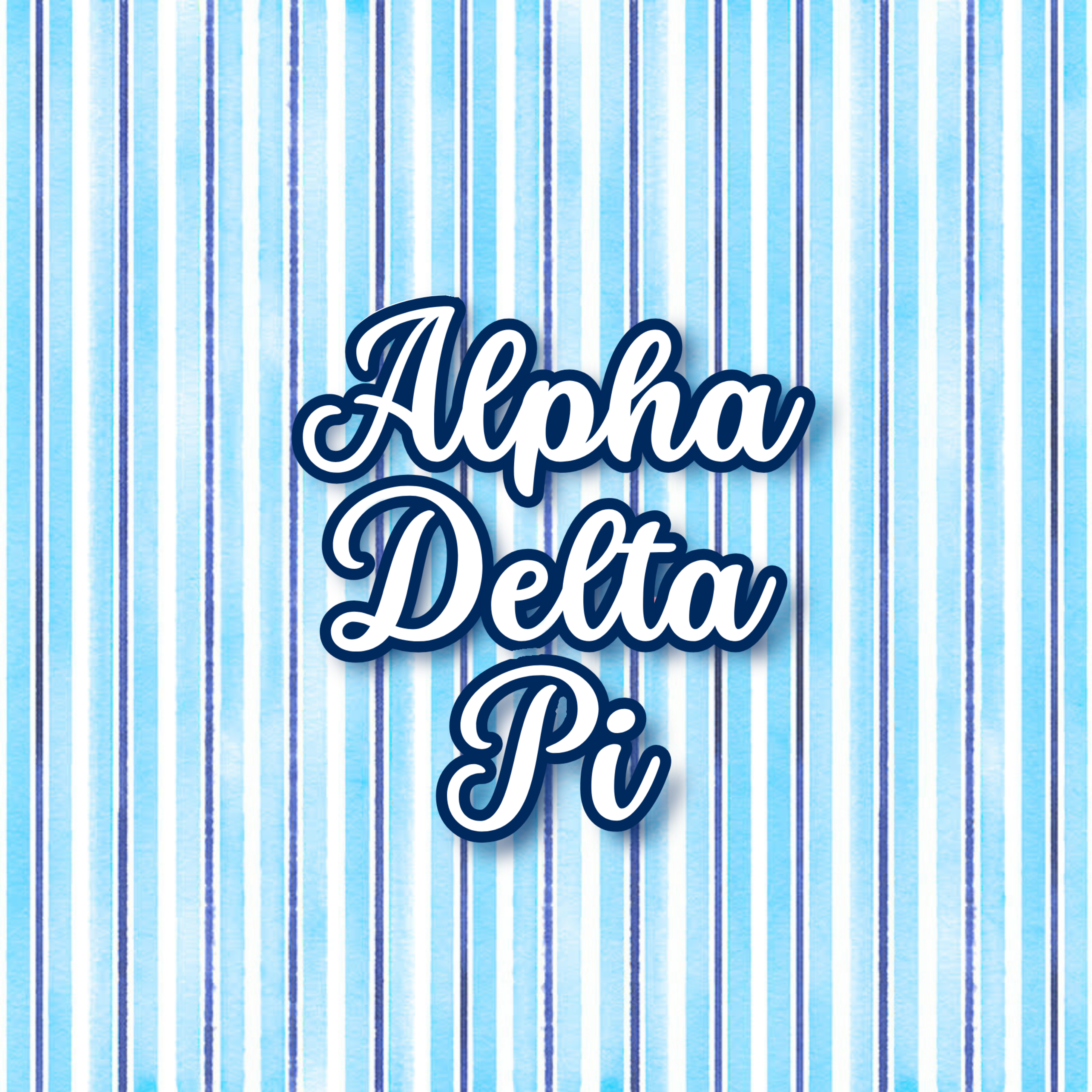 Alpha Delta Pi Reversible & Interchangeable Trinket Tray