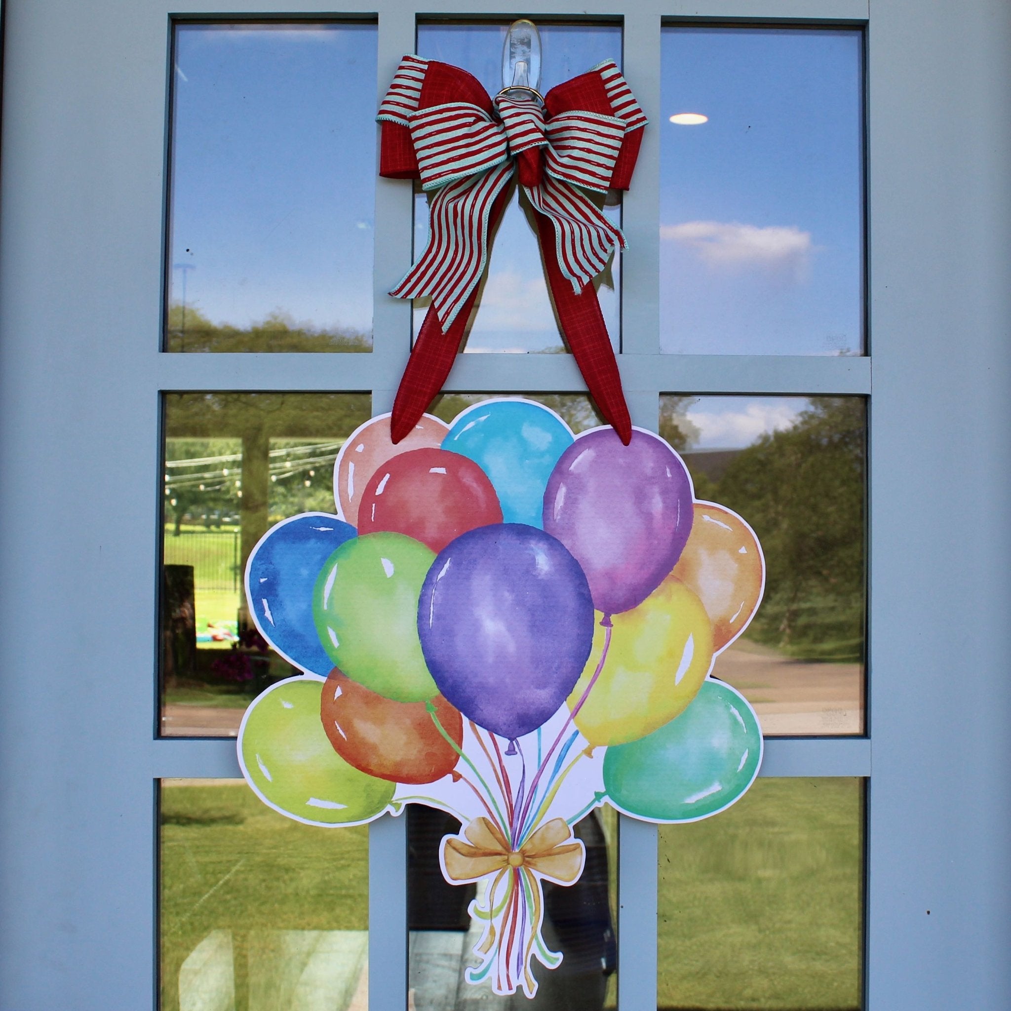 Birthday Balloons Door Hanger