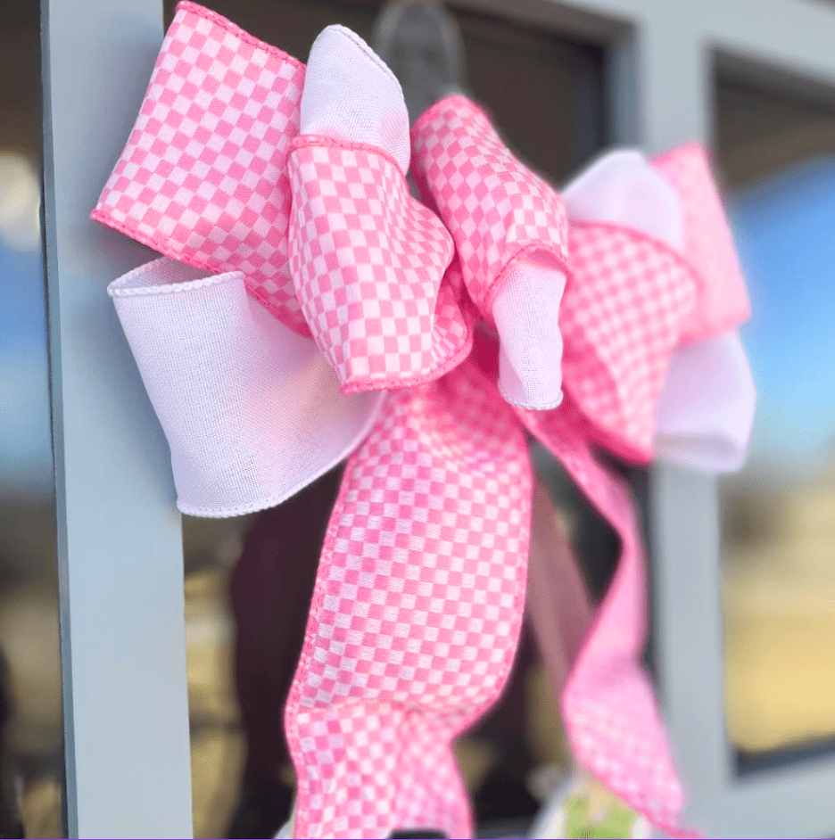 Easter Bunny Topiary- Door Hanger