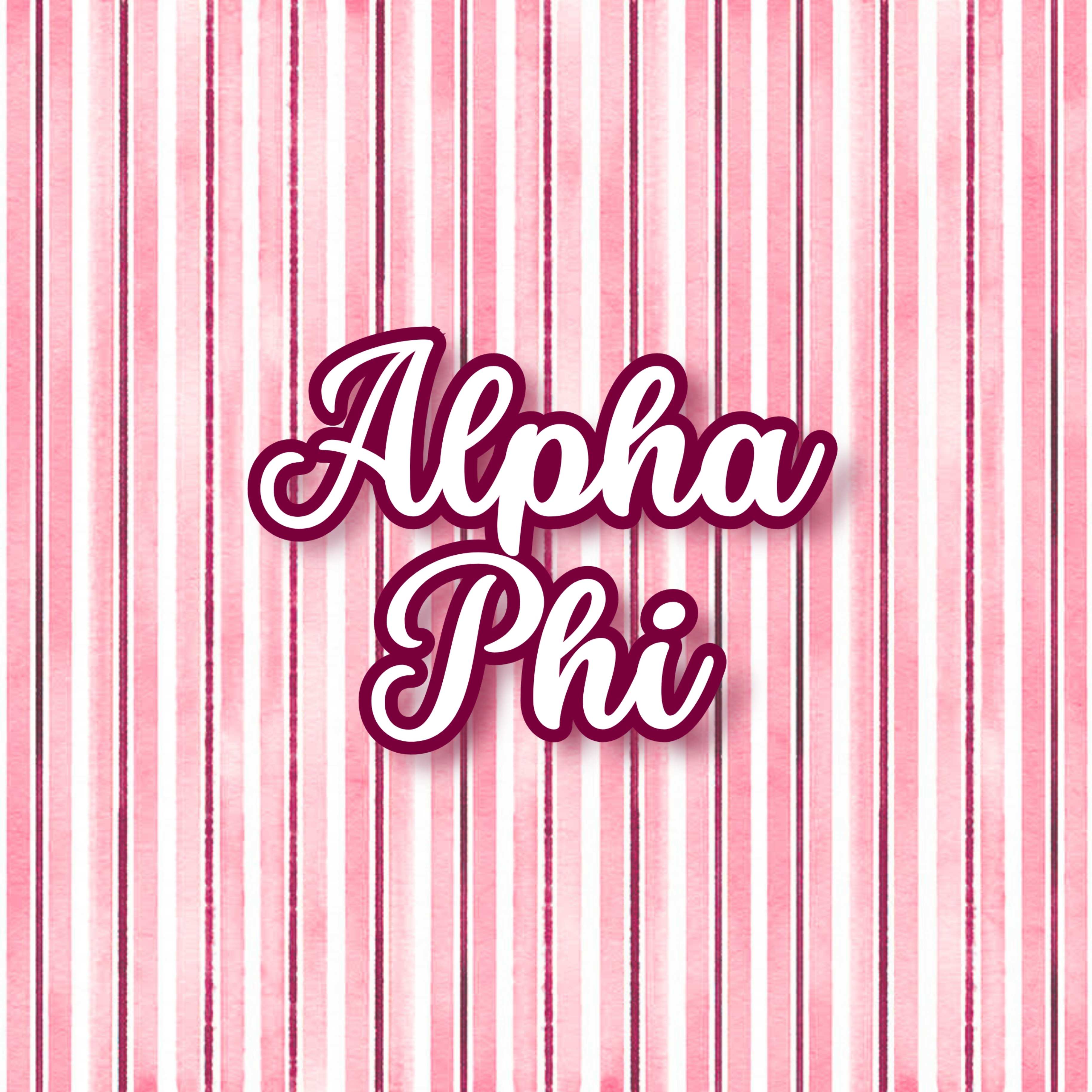 Alpha Phi Reversible and Interchangeable Trinket Tray