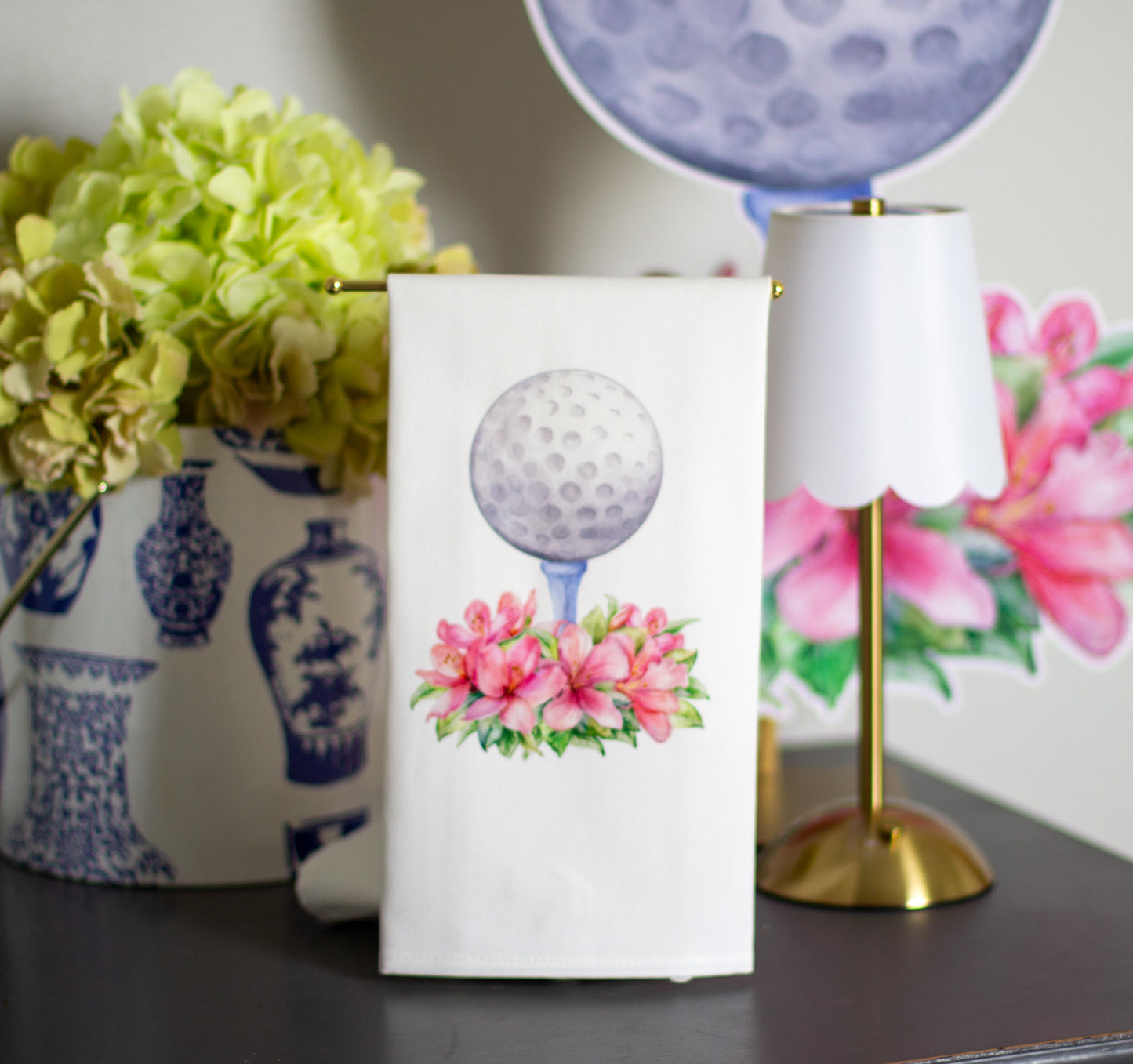 Fairway Floral- Tea Towel