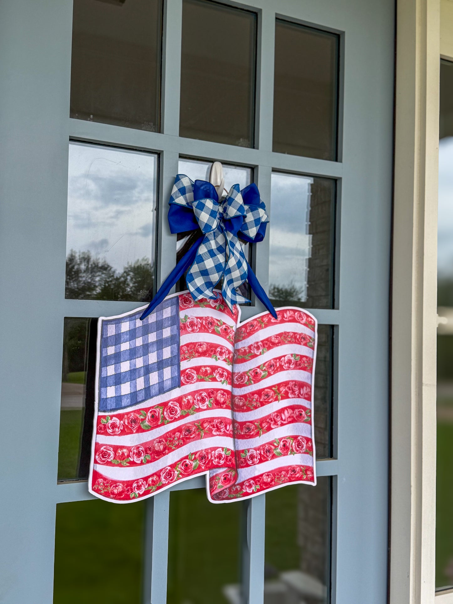 Floral Freedom- Door Hanger