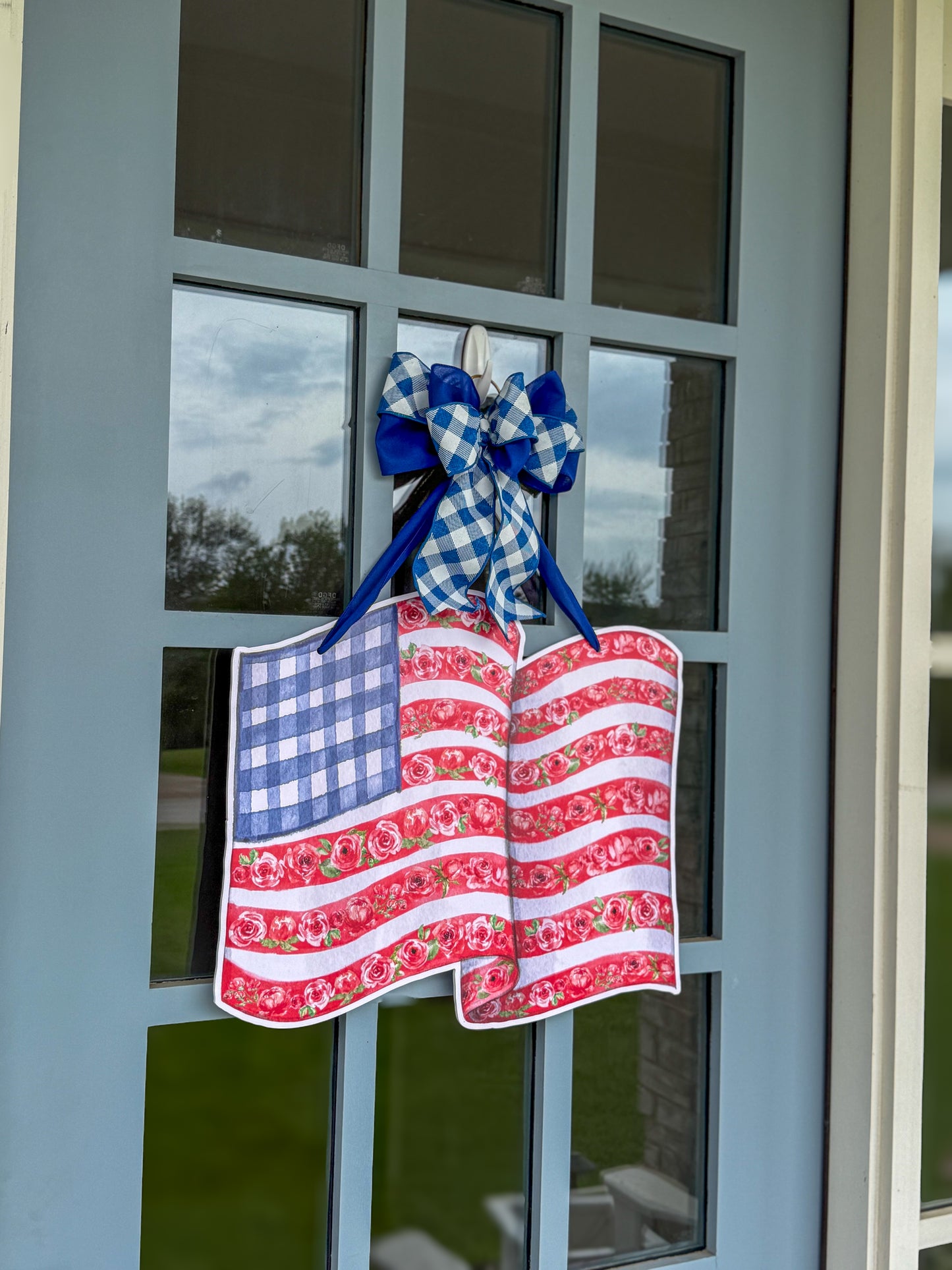 Floral Freedom- Door Hanger
