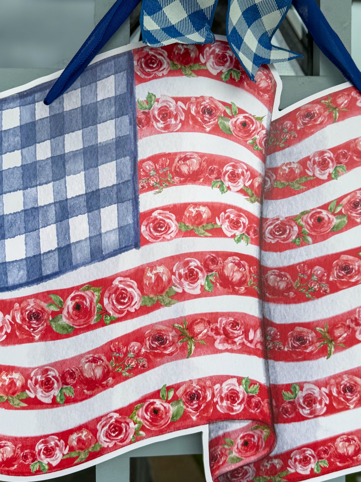 Floral Freedom- Door Hanger
