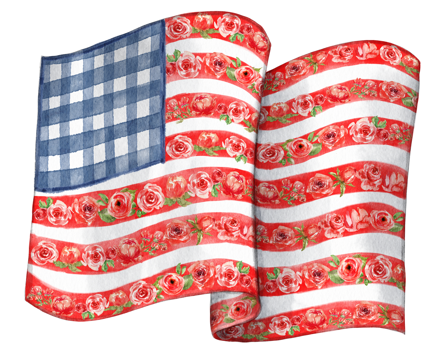 Floral Freedom- Door Hanger