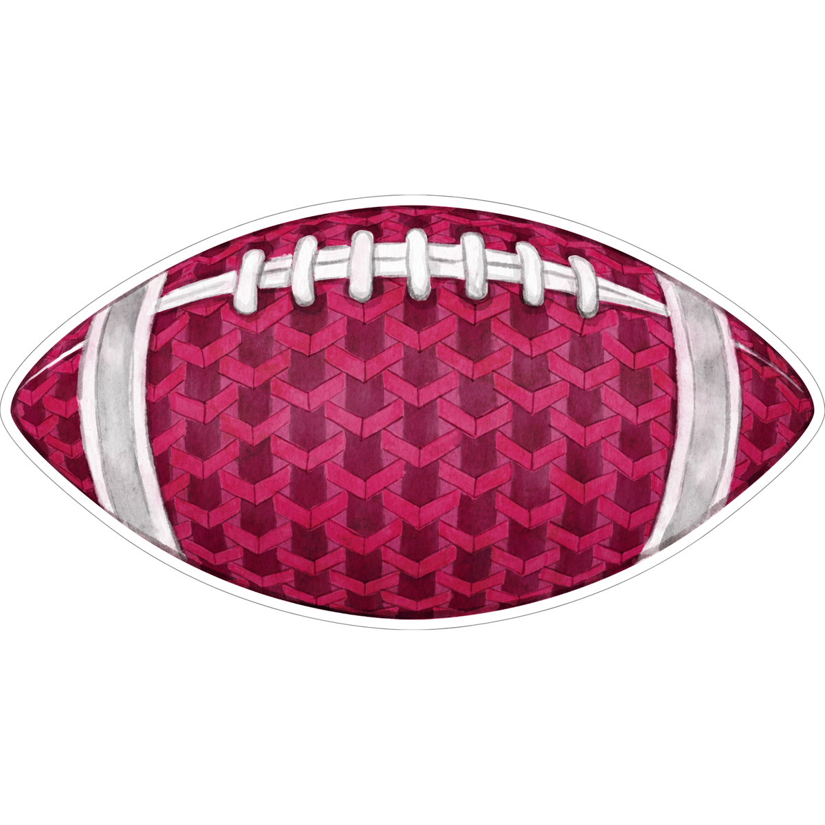 Maroon Football Door Hanger