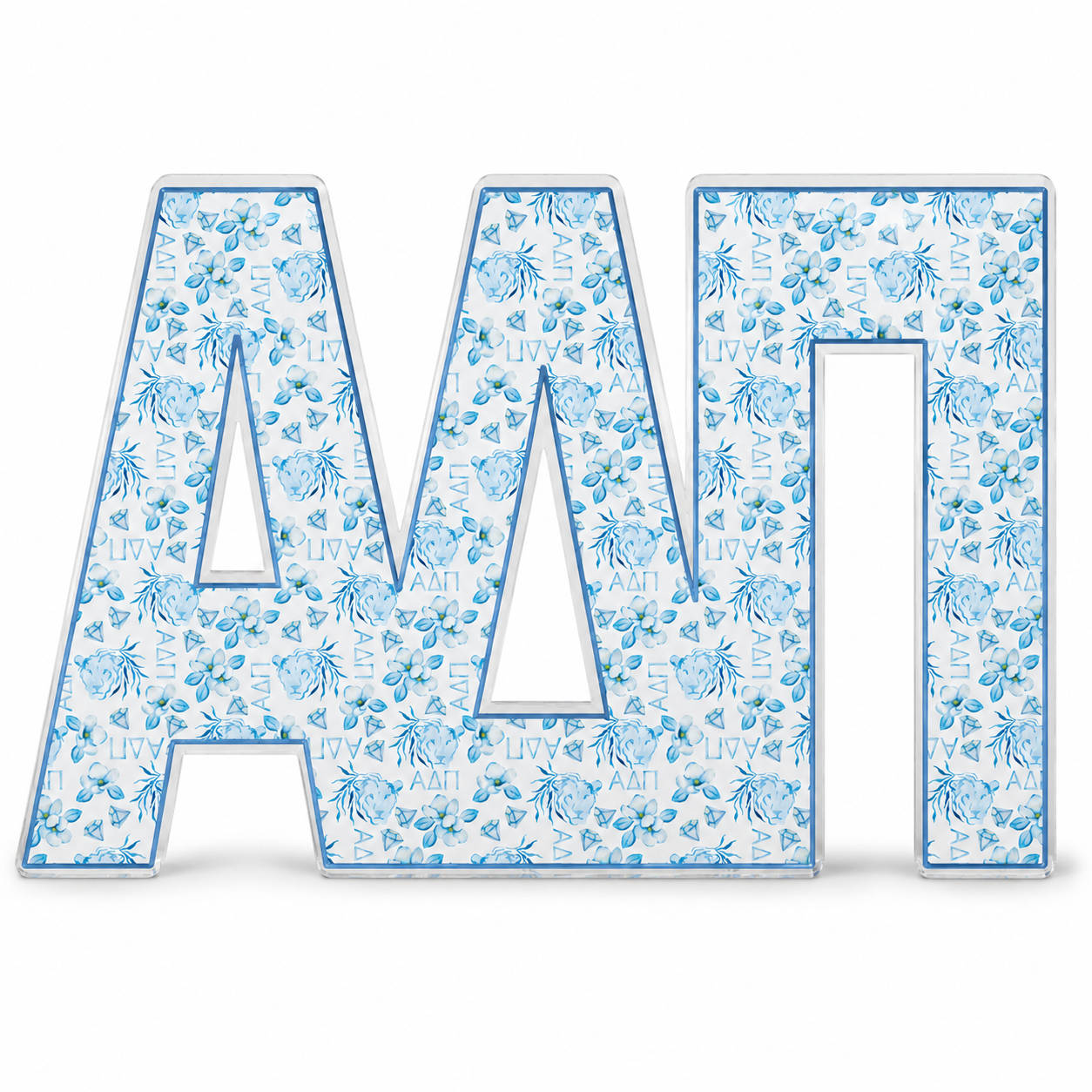 Alpha Delta Pi Acrylic Shelf Decor