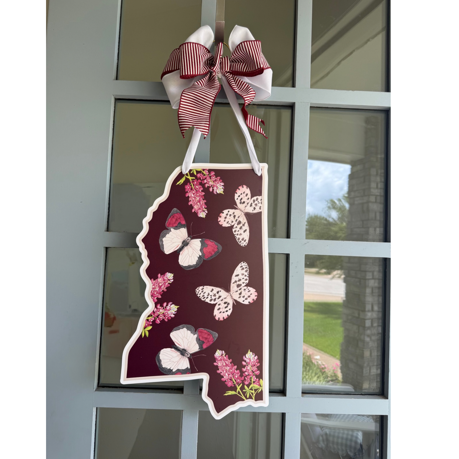 FPE x Catherine Cartie Maroon Mississippi Door Hanger