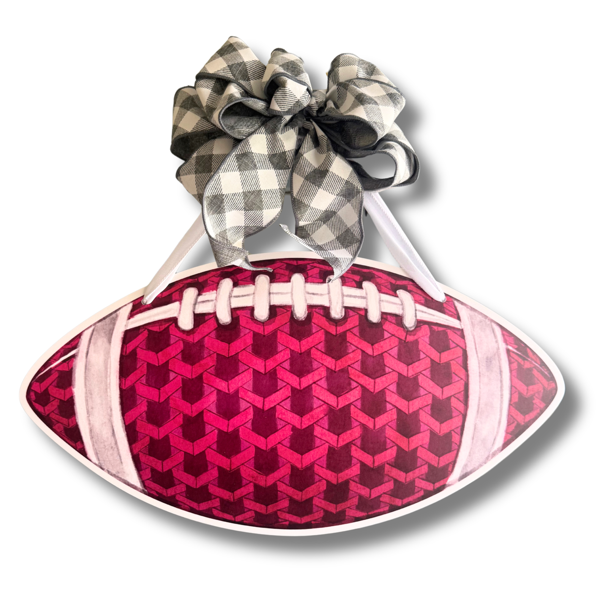 Maroon Football Door Hanger