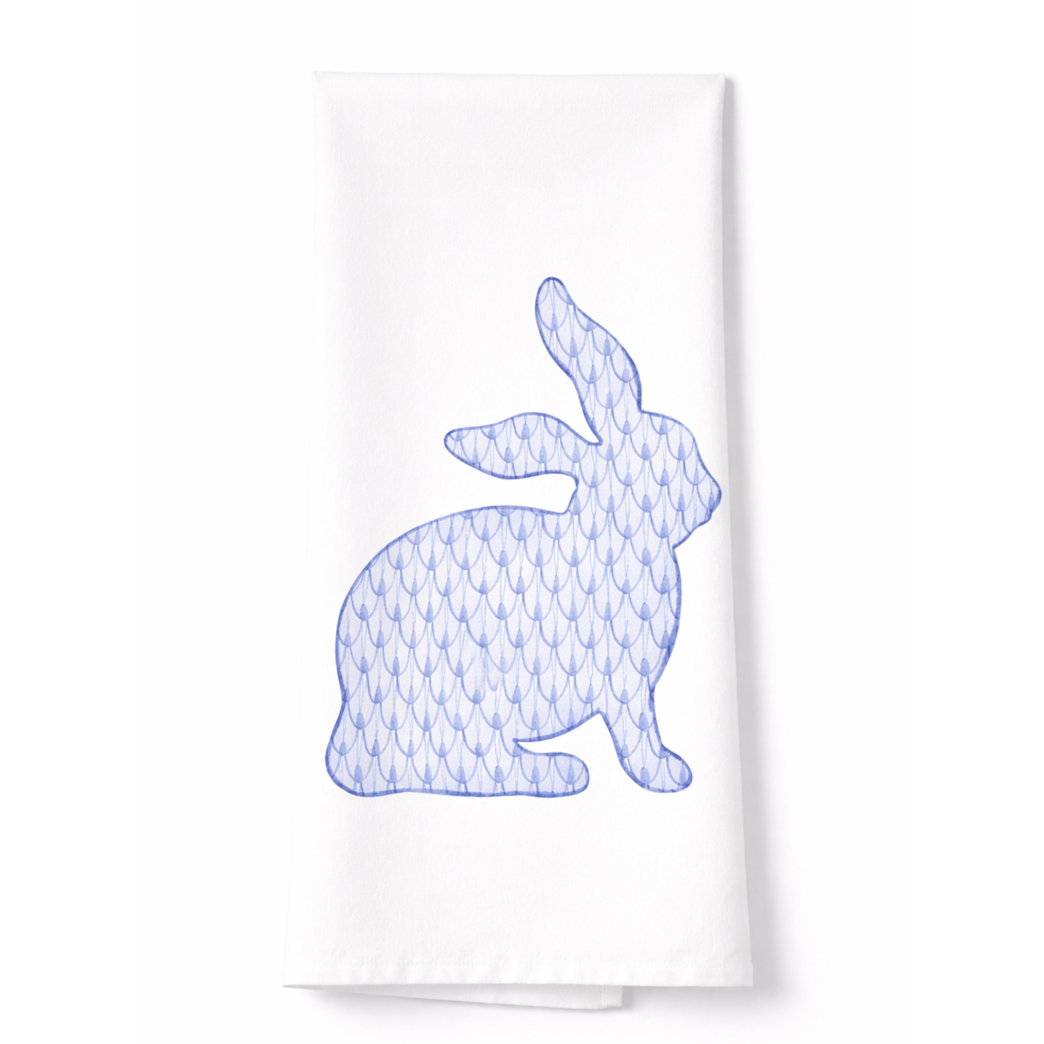 Hoppy Easter (Blue) Tea Towel