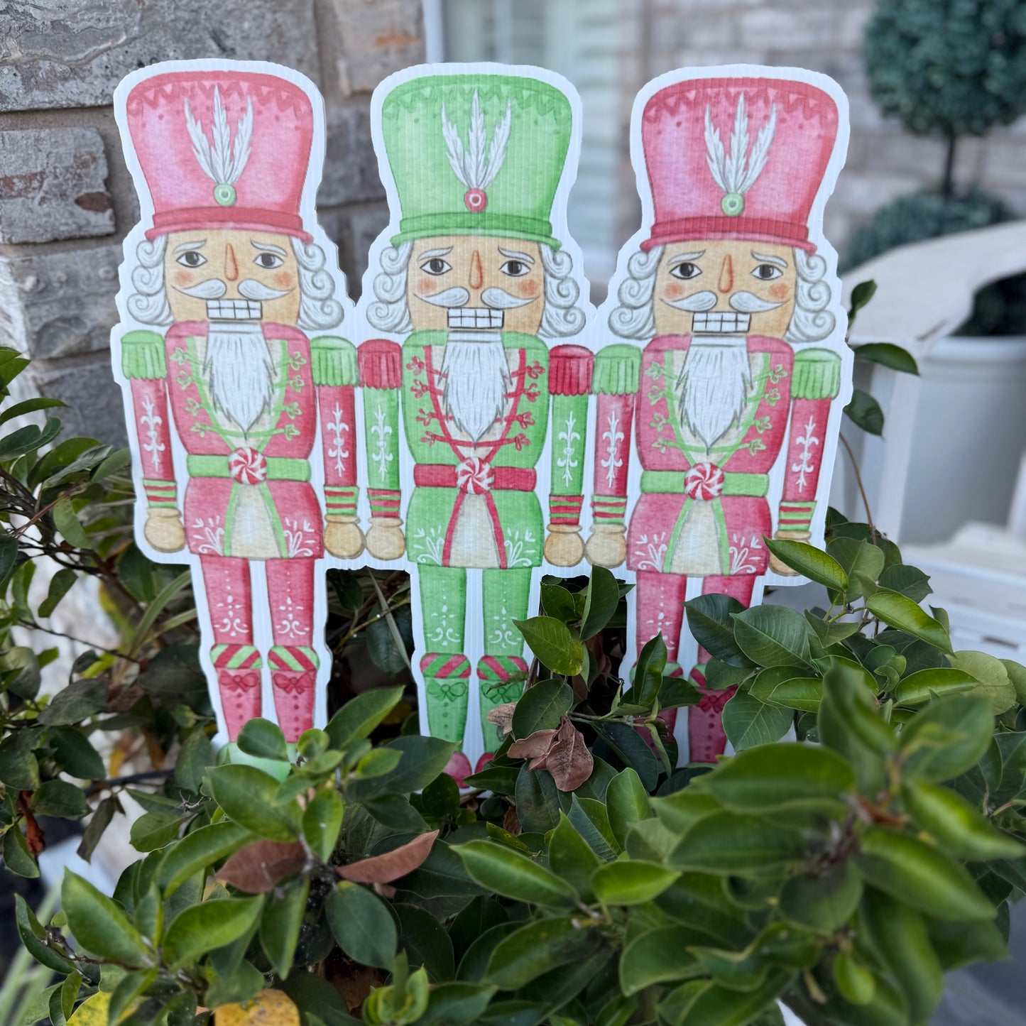 March of the Nutcrackers Garden Stake (Ships Nov 3)