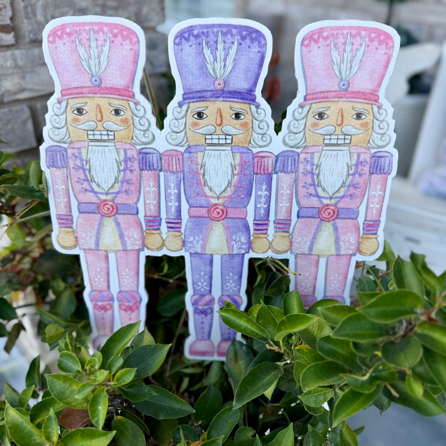 March of the Nutcrackers Garden Stake (Ships Nov 3)