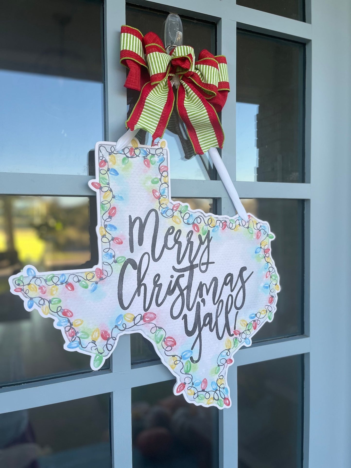 Merry Christmas Y'all- Door Hanger (Ships Nov 3)