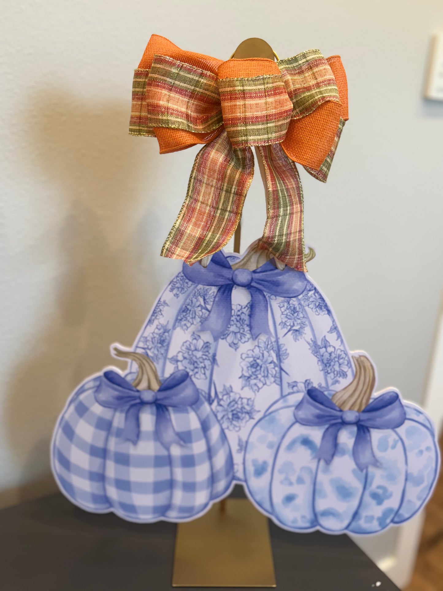 Pumpkin Trio Door Hanger (Warehouse Sale)