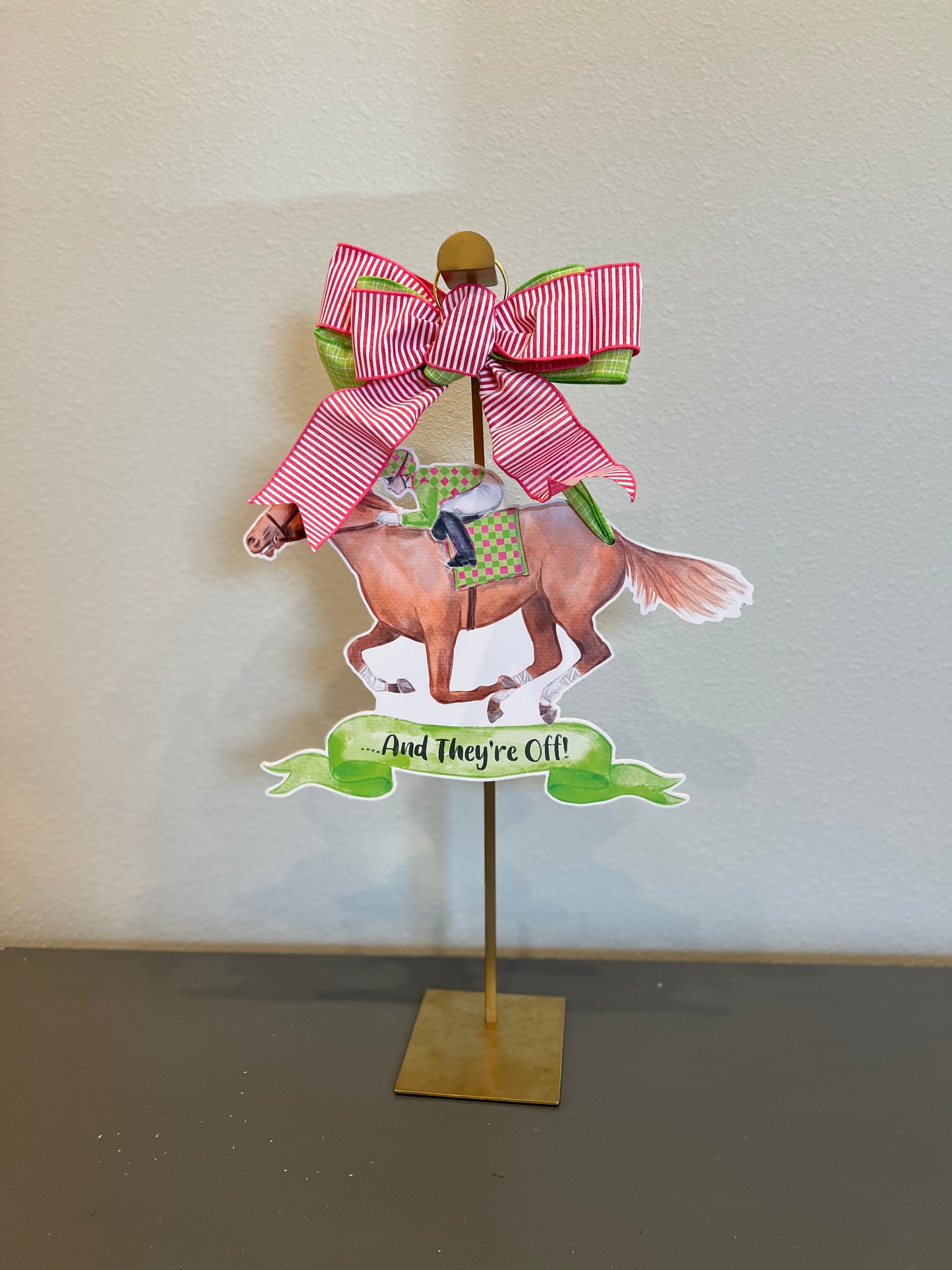 Mini “And they’re off” Door Hanger (Warehouse Sale)