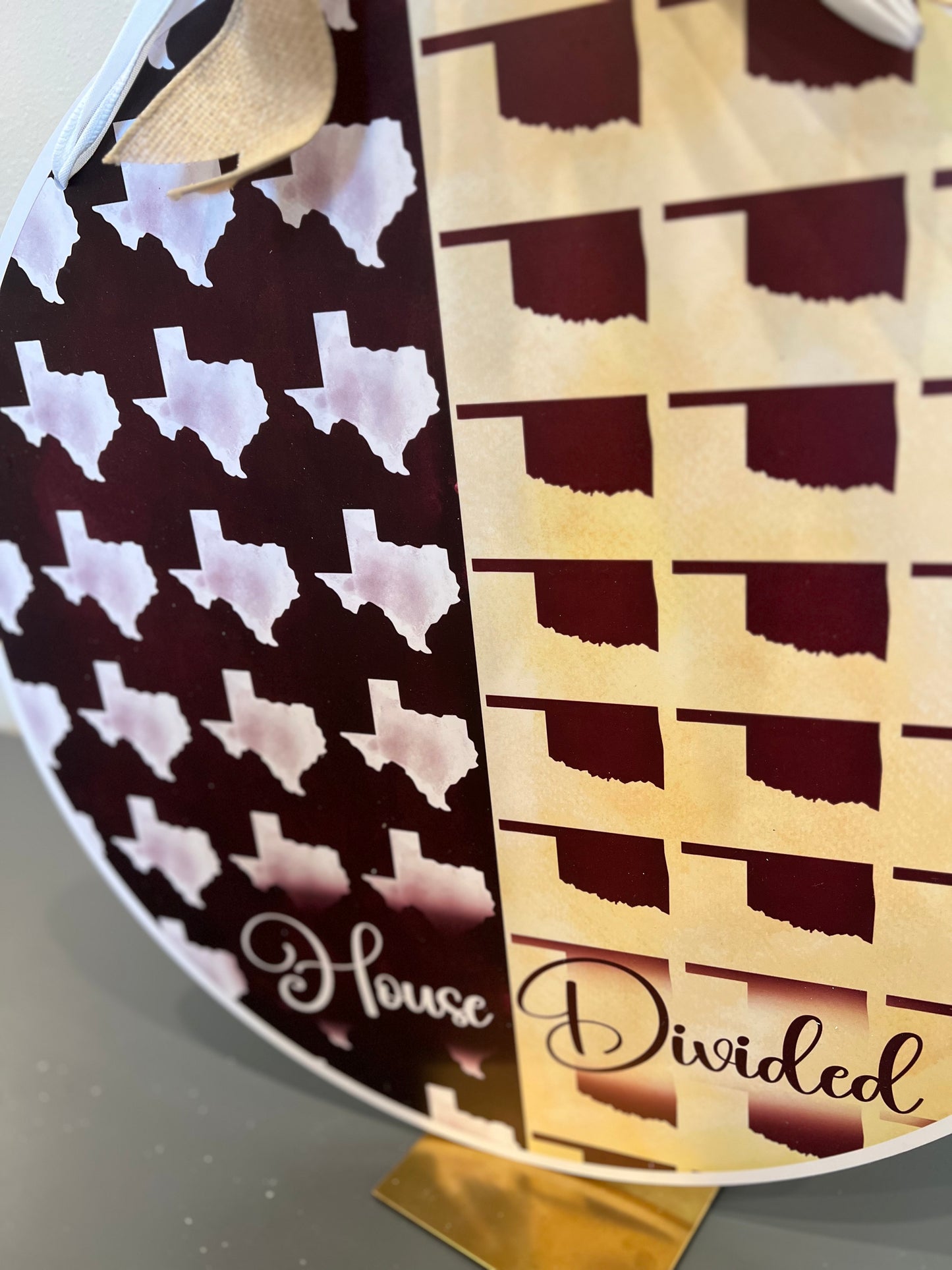 House Divided (TX and OK) Door Hanger (Warehouse Sale)