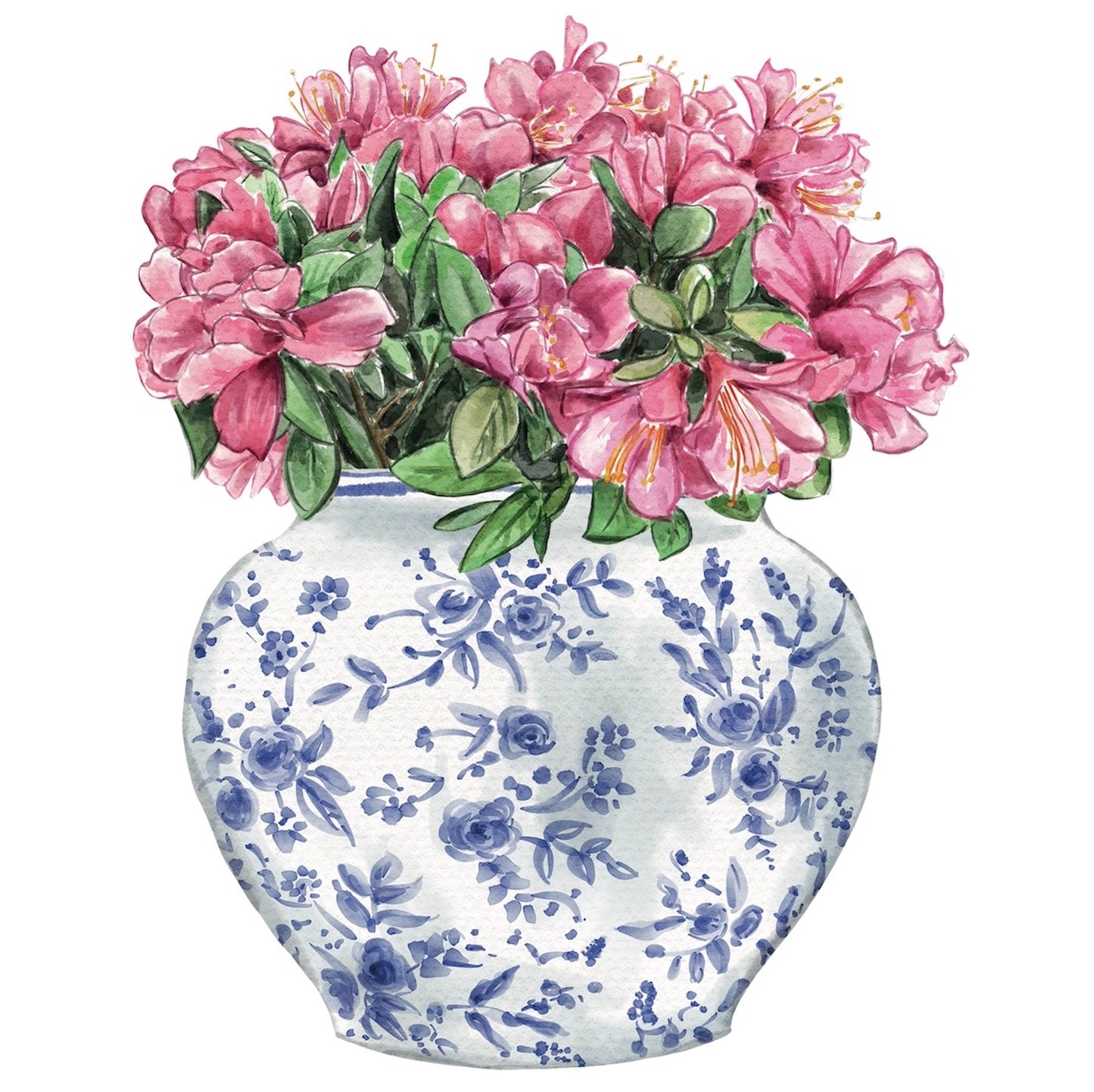Azaleas in Bloom- Door Hanger