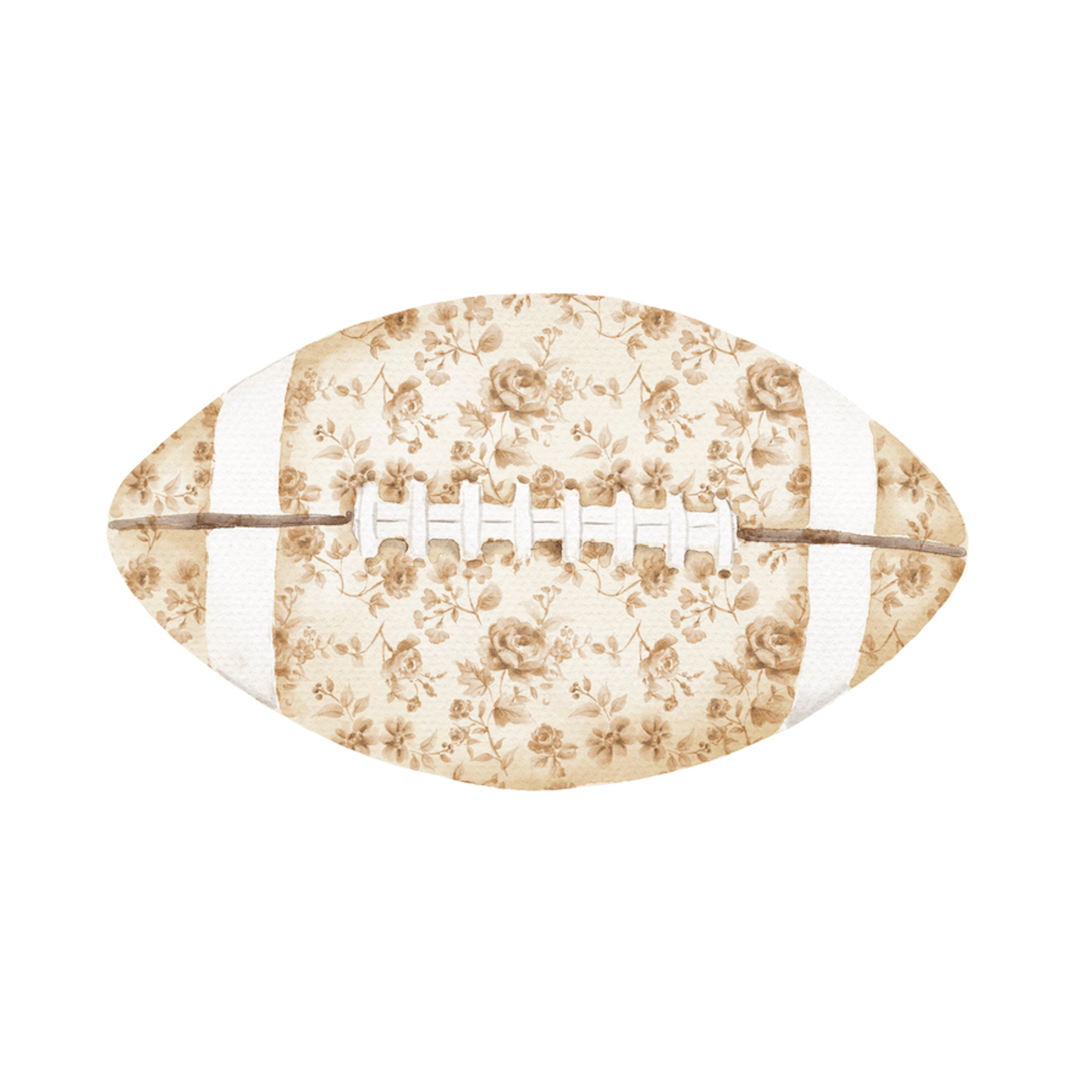 Fall is for Football (Floral)- Door Hanger