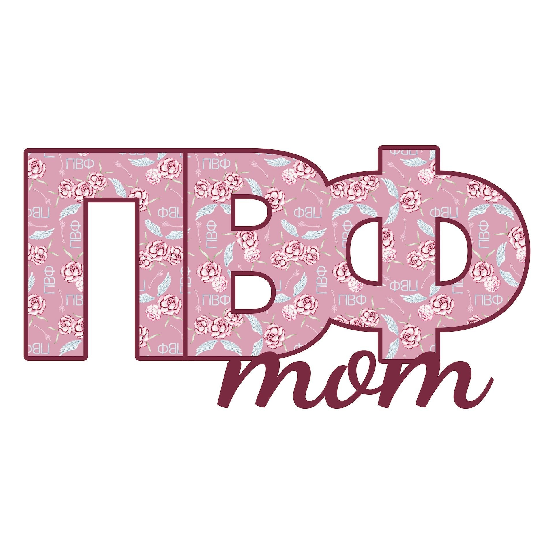 Pi Beta Phi Mom Garden Stake