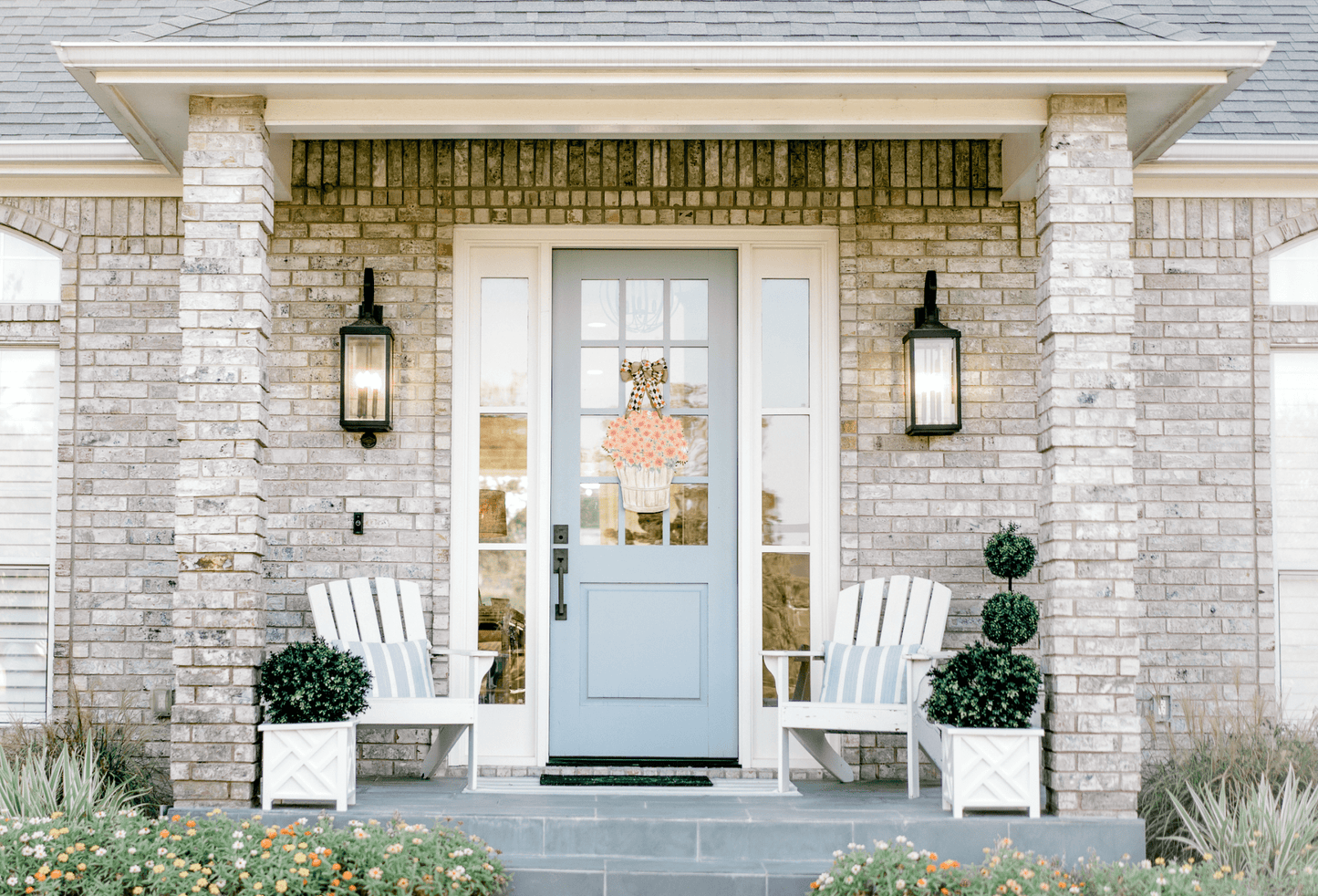 Harvest Blooms Door Hanger