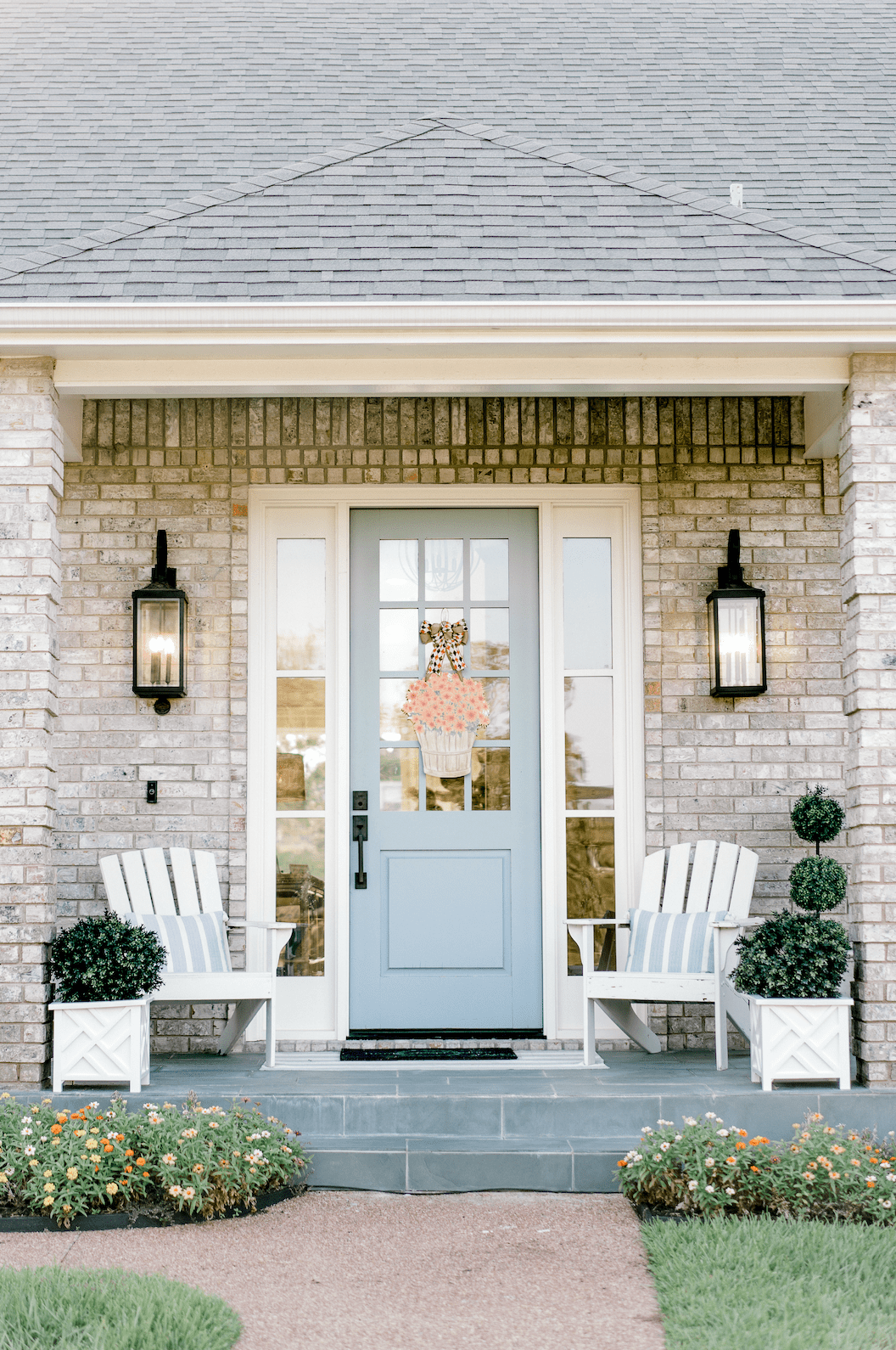 Harvest Blooms Door Hanger