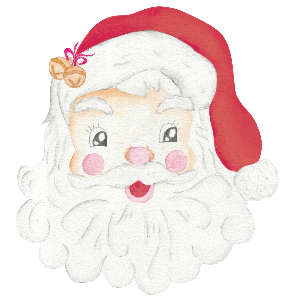 Holly Jolly Santa- Door Hanger (Ships Nov 3)