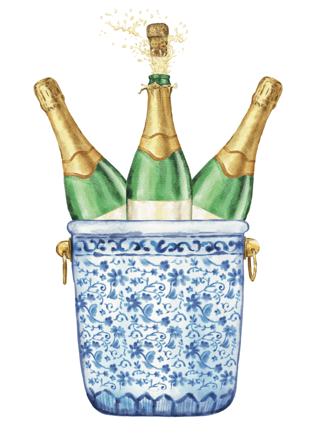 Pop the Bubbly- Door Hanger (Ships Nov 3)