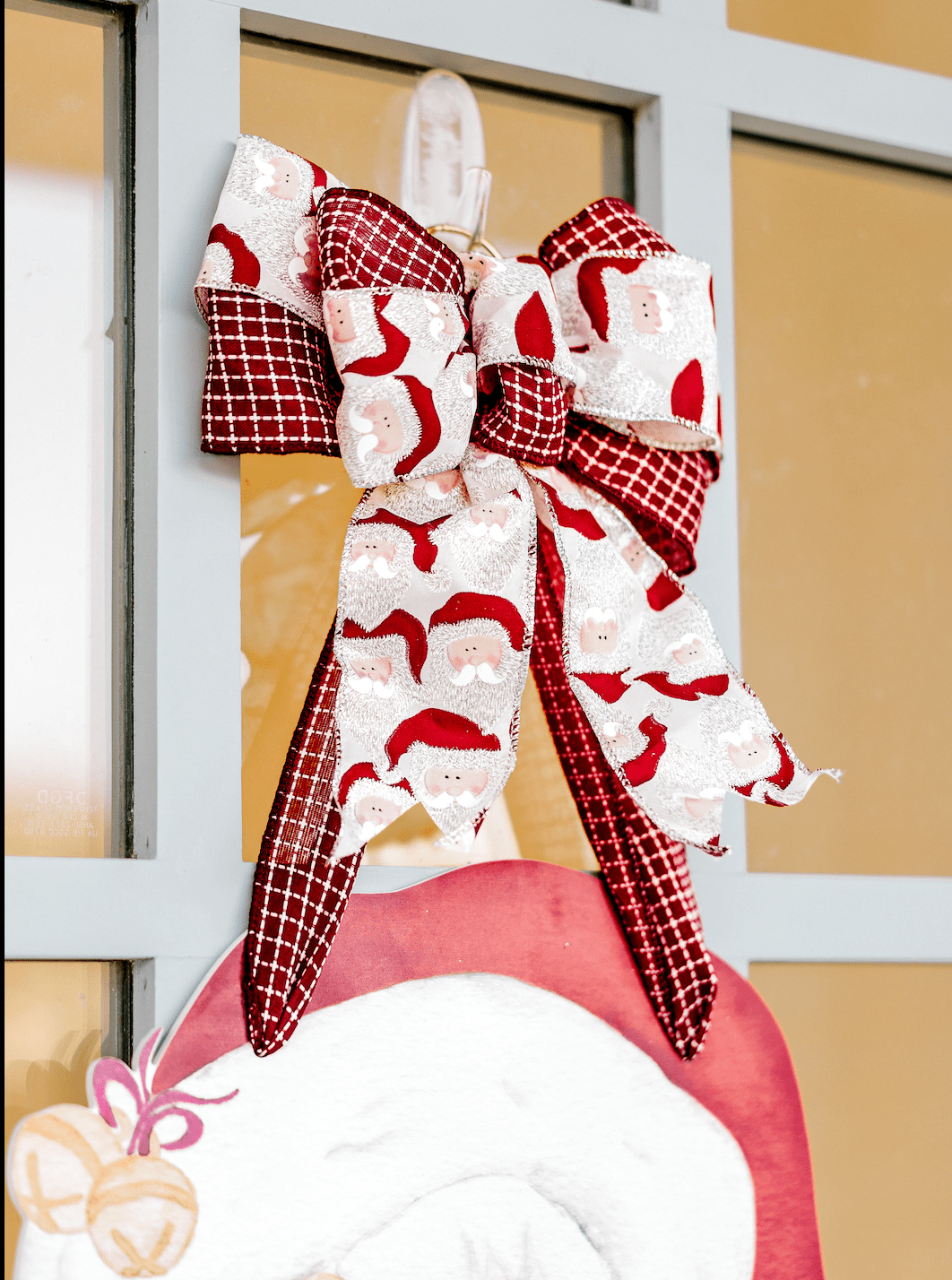 Holly Jolly Santa- Door Hanger (Ships Nov 3)