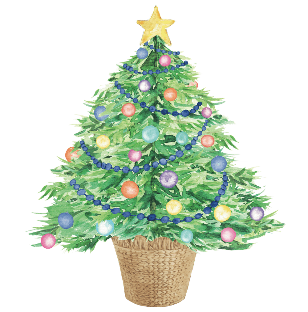 Watercolor Tree- Tea Towel (Ships Nov 3)
