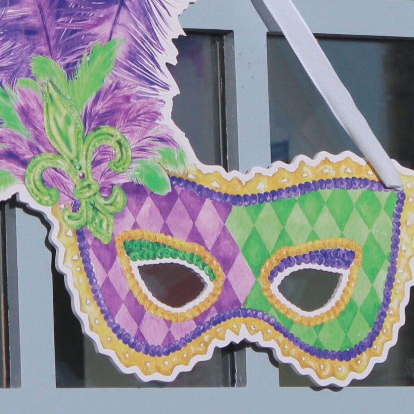 Bon Mardi Gras- Door Hanger