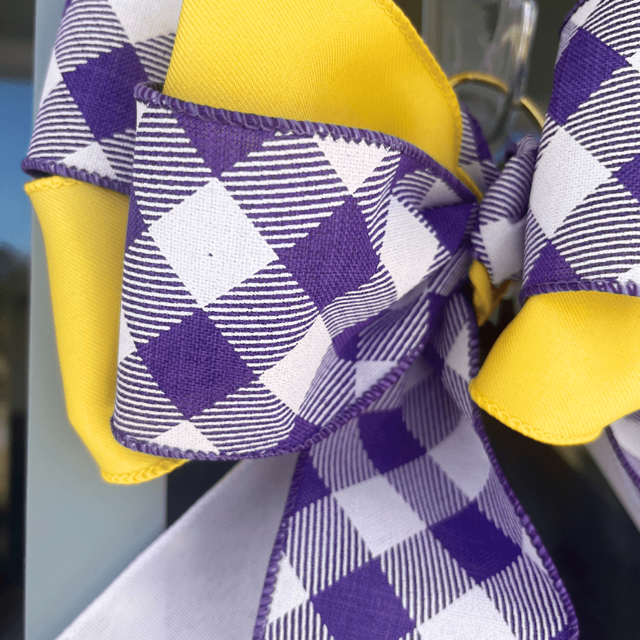 Play Ball (Purple & Gold)- Door Hanger