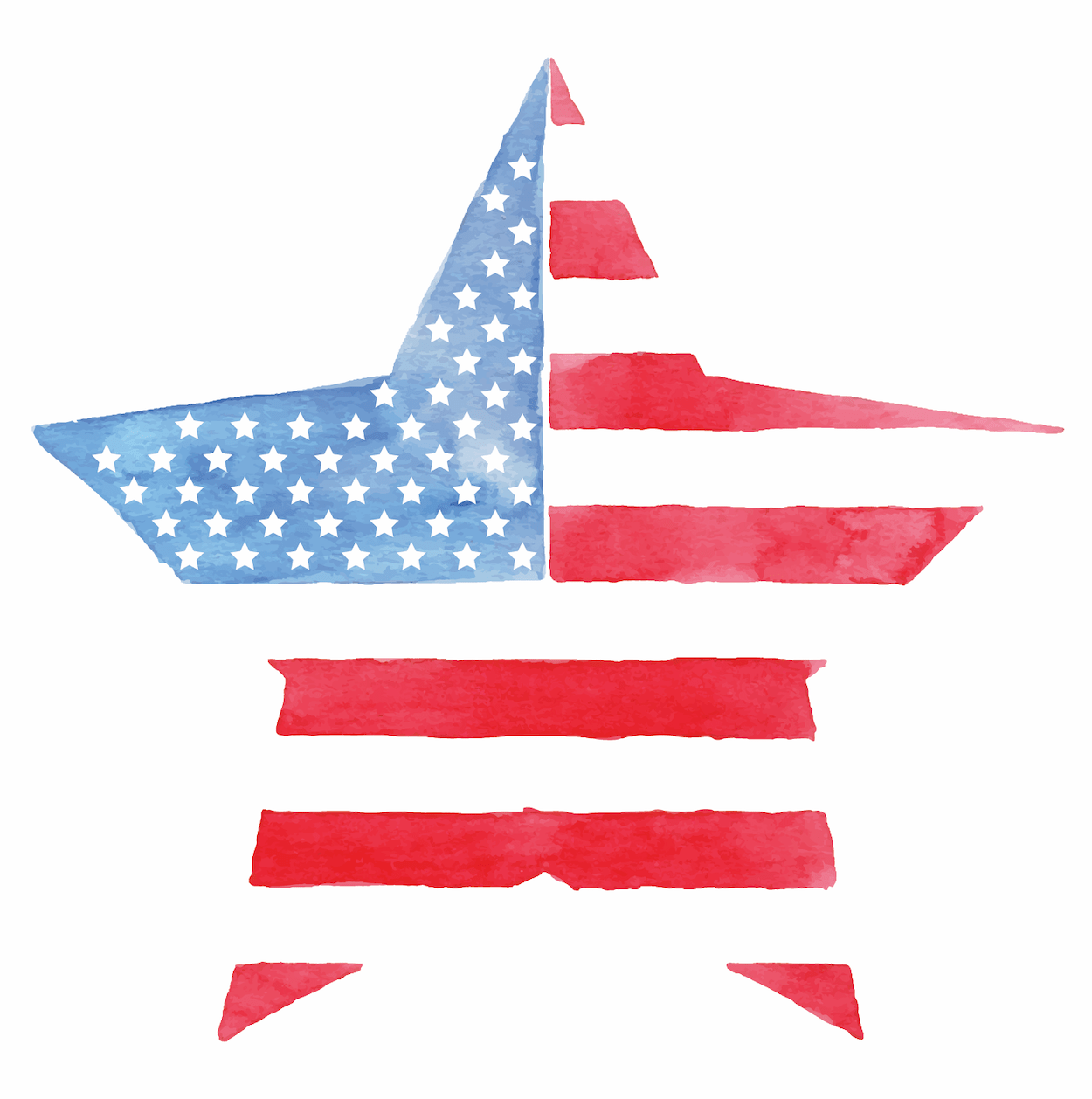Stars and Stripes- Door Hanger