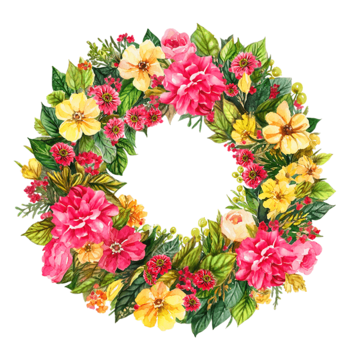 Summer in Bloom- Door Hanger