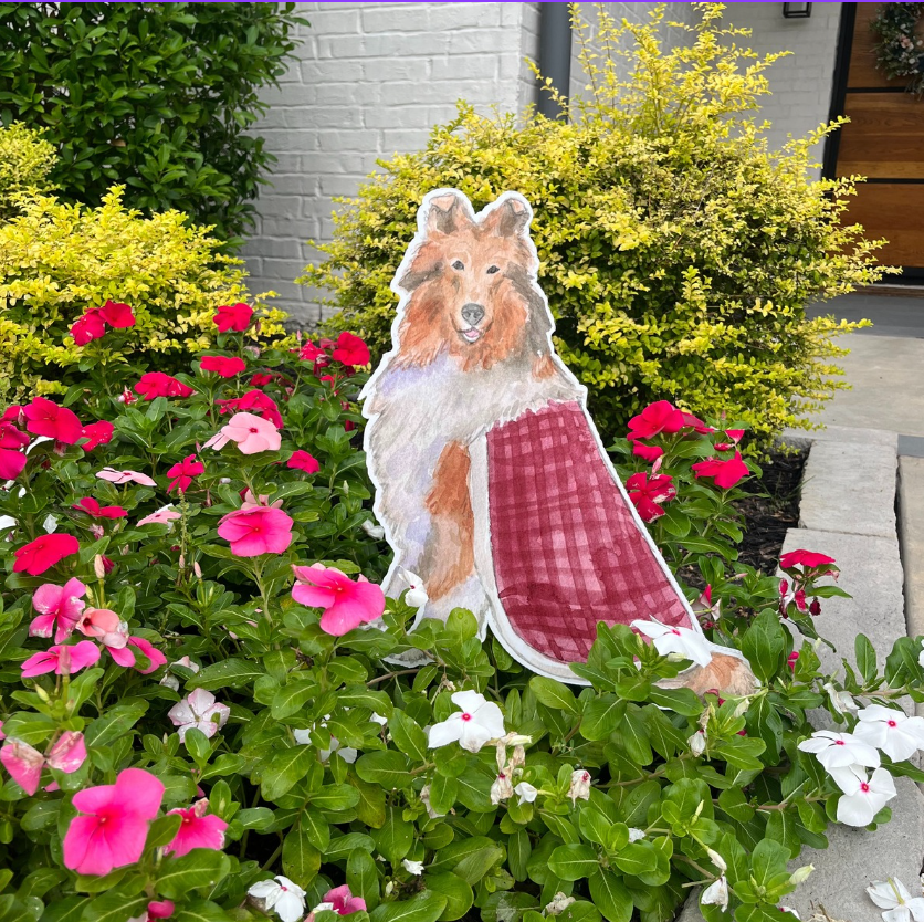 Queen of Aggieland- Garden Stake (FPE x Be Sweet Ink)