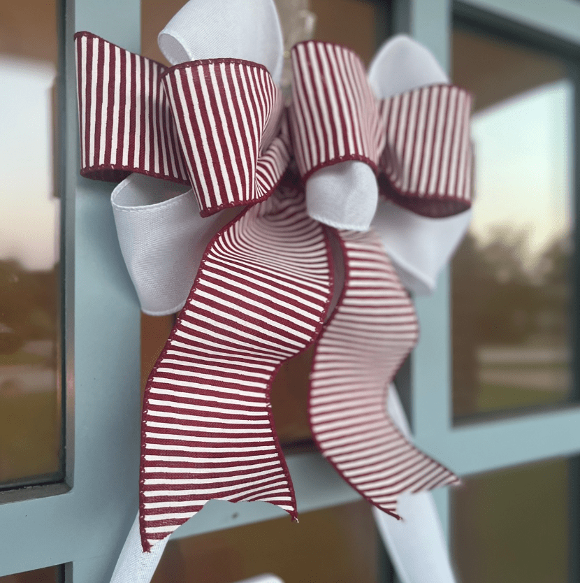 Plaid Texas (Maroon)- Door Hanger