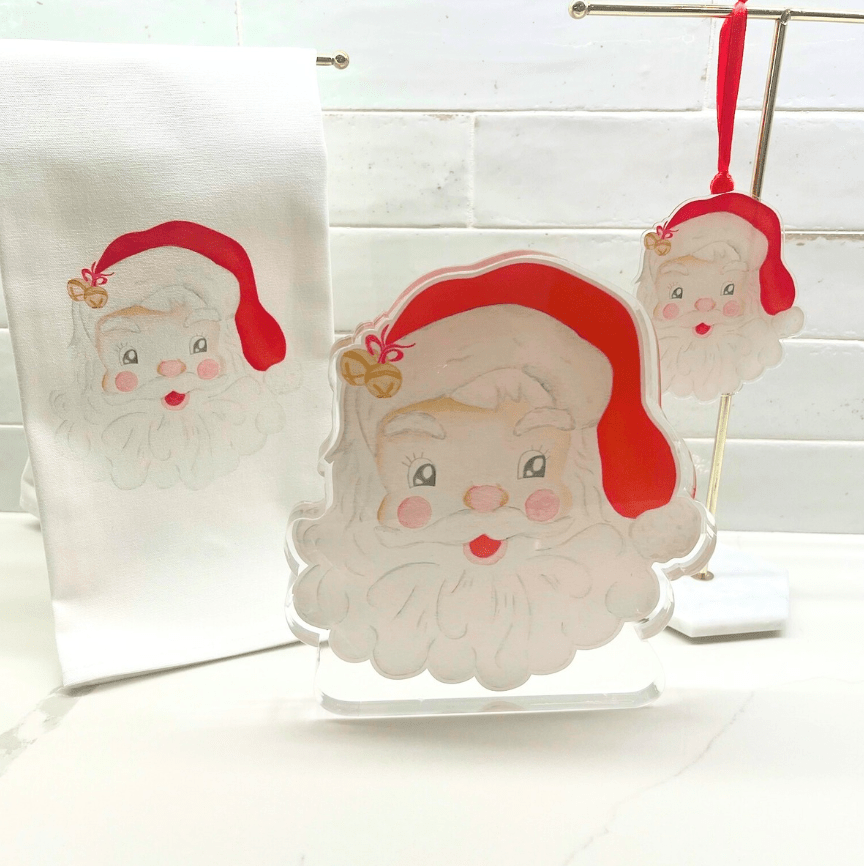 Holly Jolly Santa- Acrylic (Ships Nov 3)